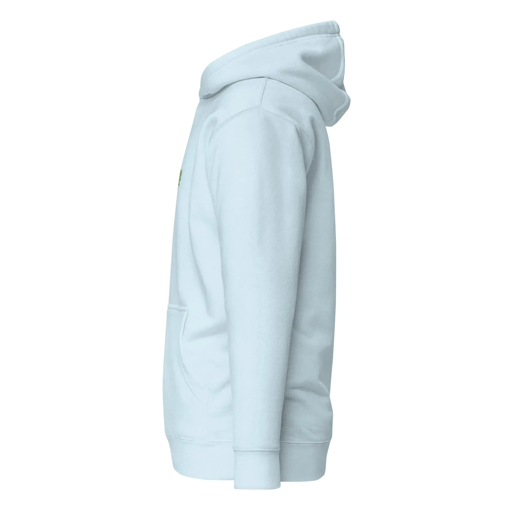 Hawaiian Tropical Leaves Embroidered Hoodie