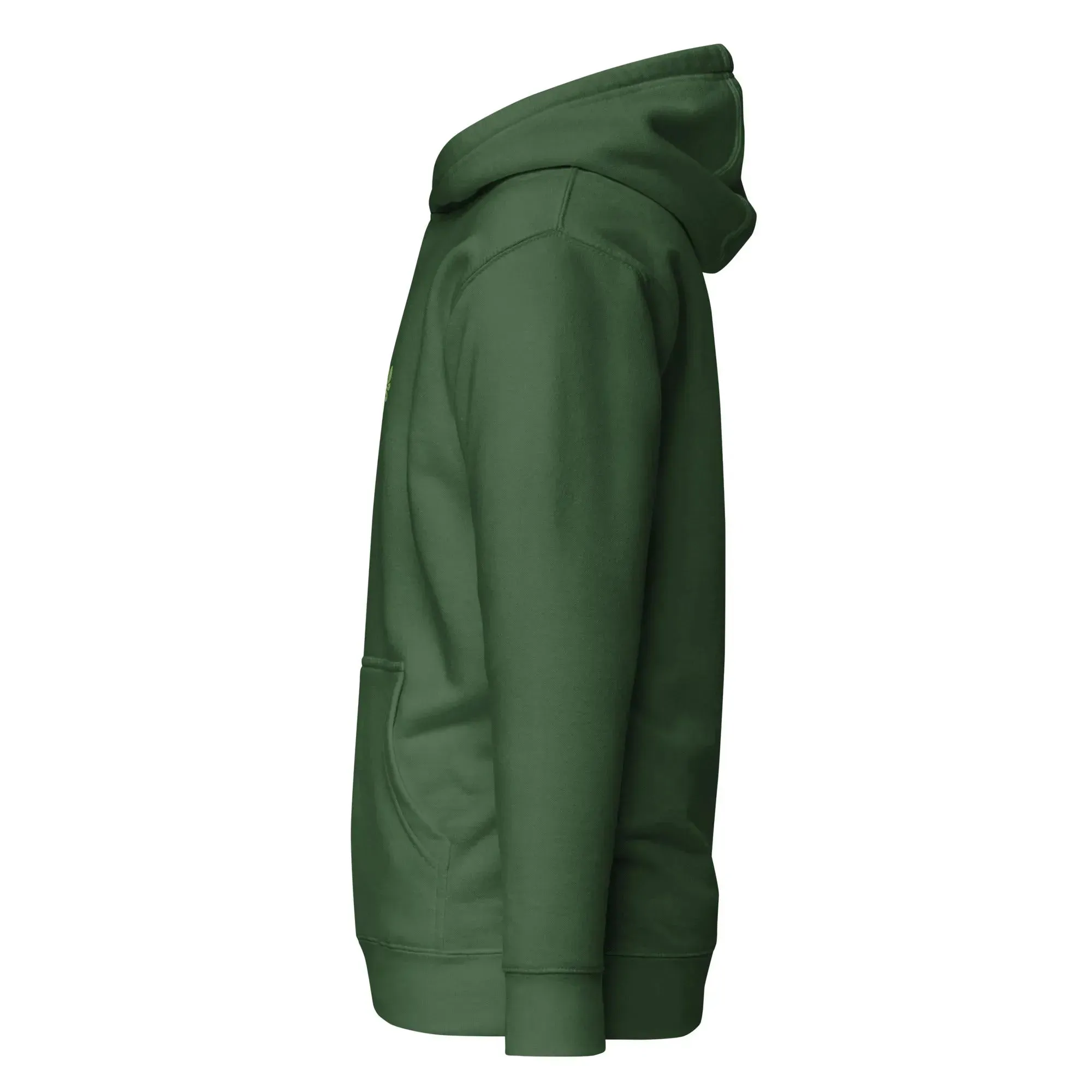 Hawaiian Tropical Leaves Embroidered Hoodie