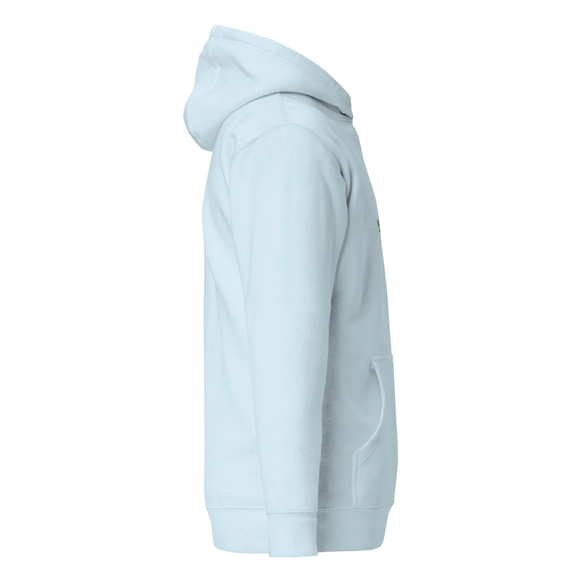 Hawaiian Tropical Leaves Embroidered Hoodie
