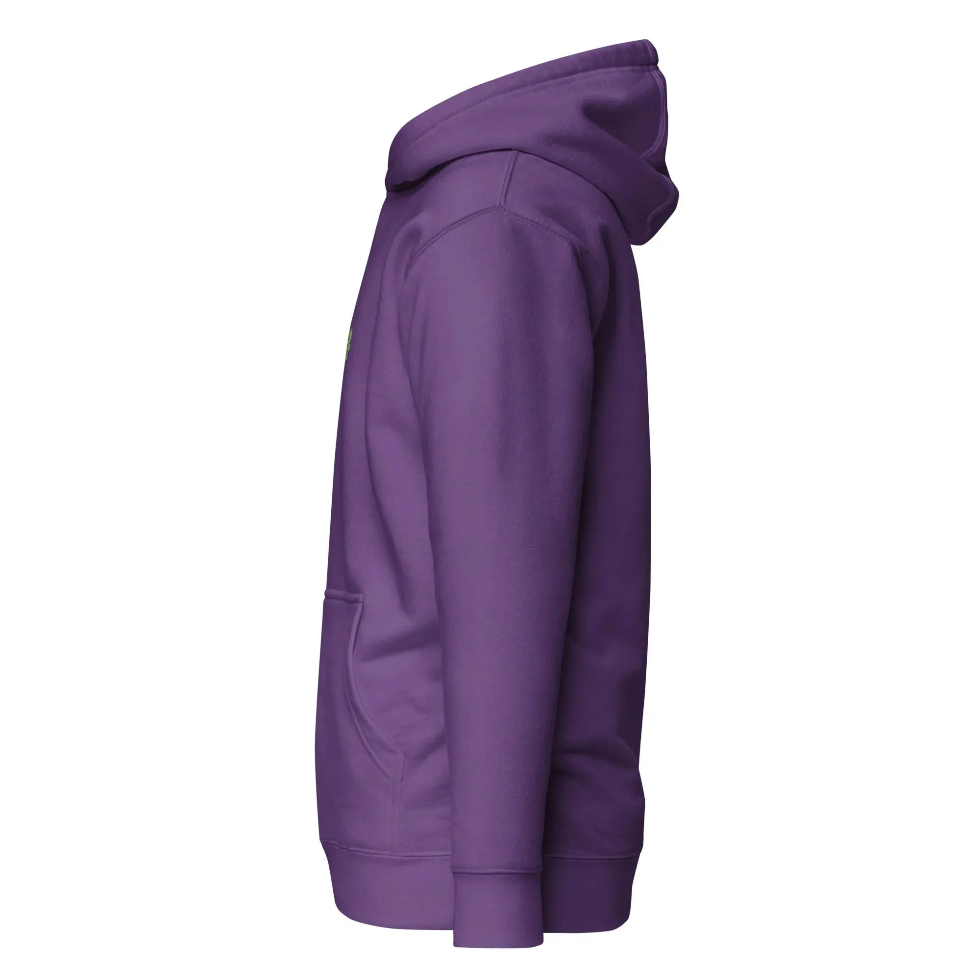 Hawaiian Tropical Leaves Embroidered Hoodie