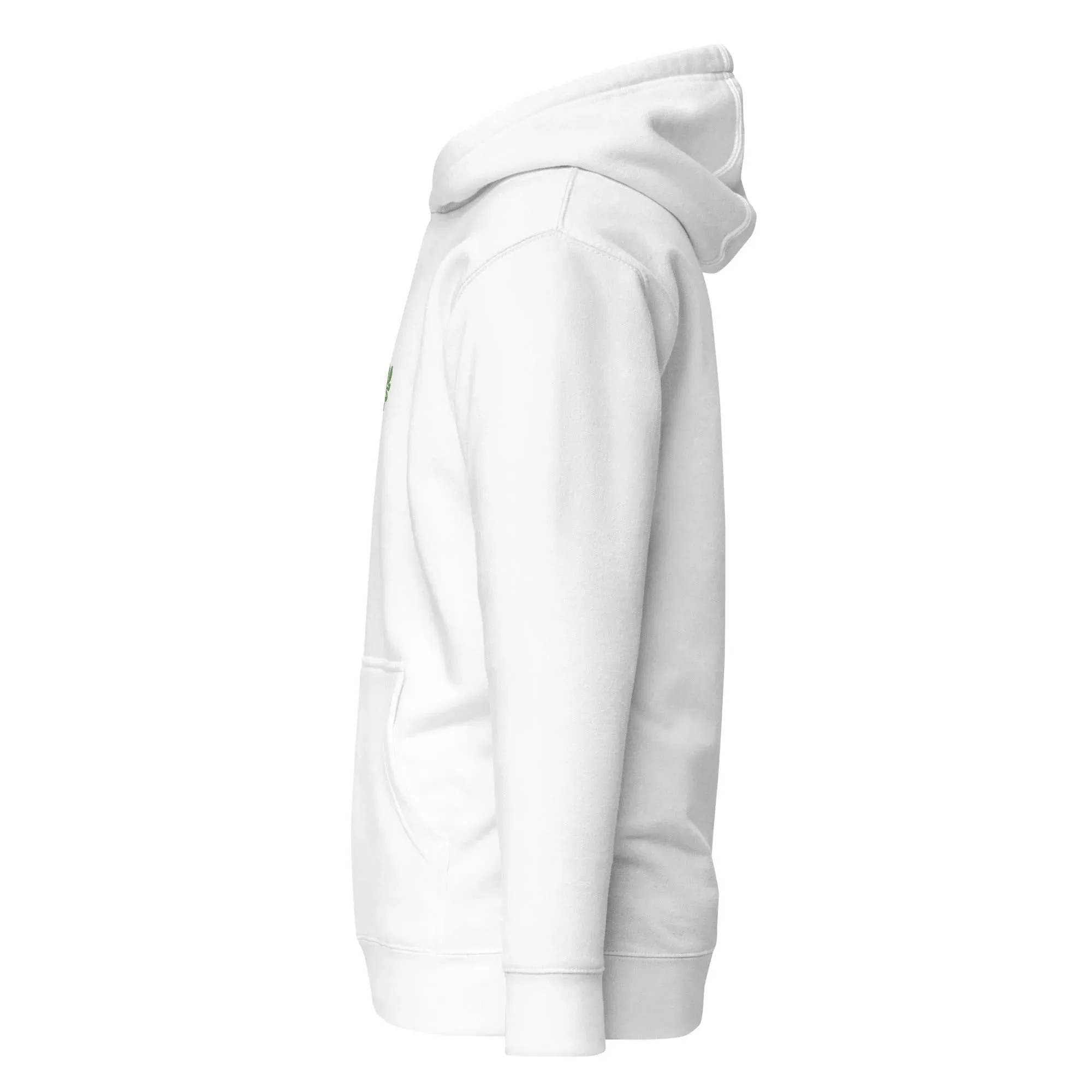 Hawaiian Tropical Leaves Embroidered Hoodie