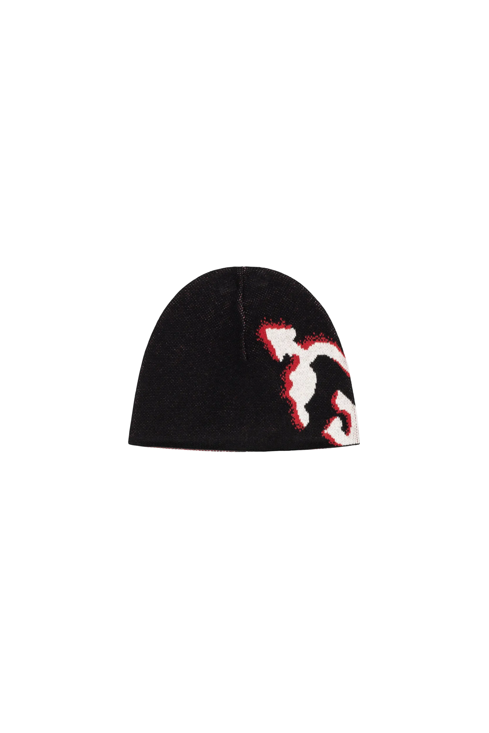 HEART BEANIE BLACK