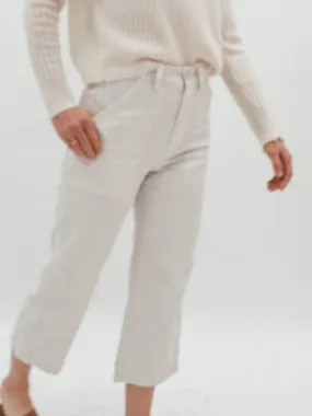 High-Rise Cropped Culottes