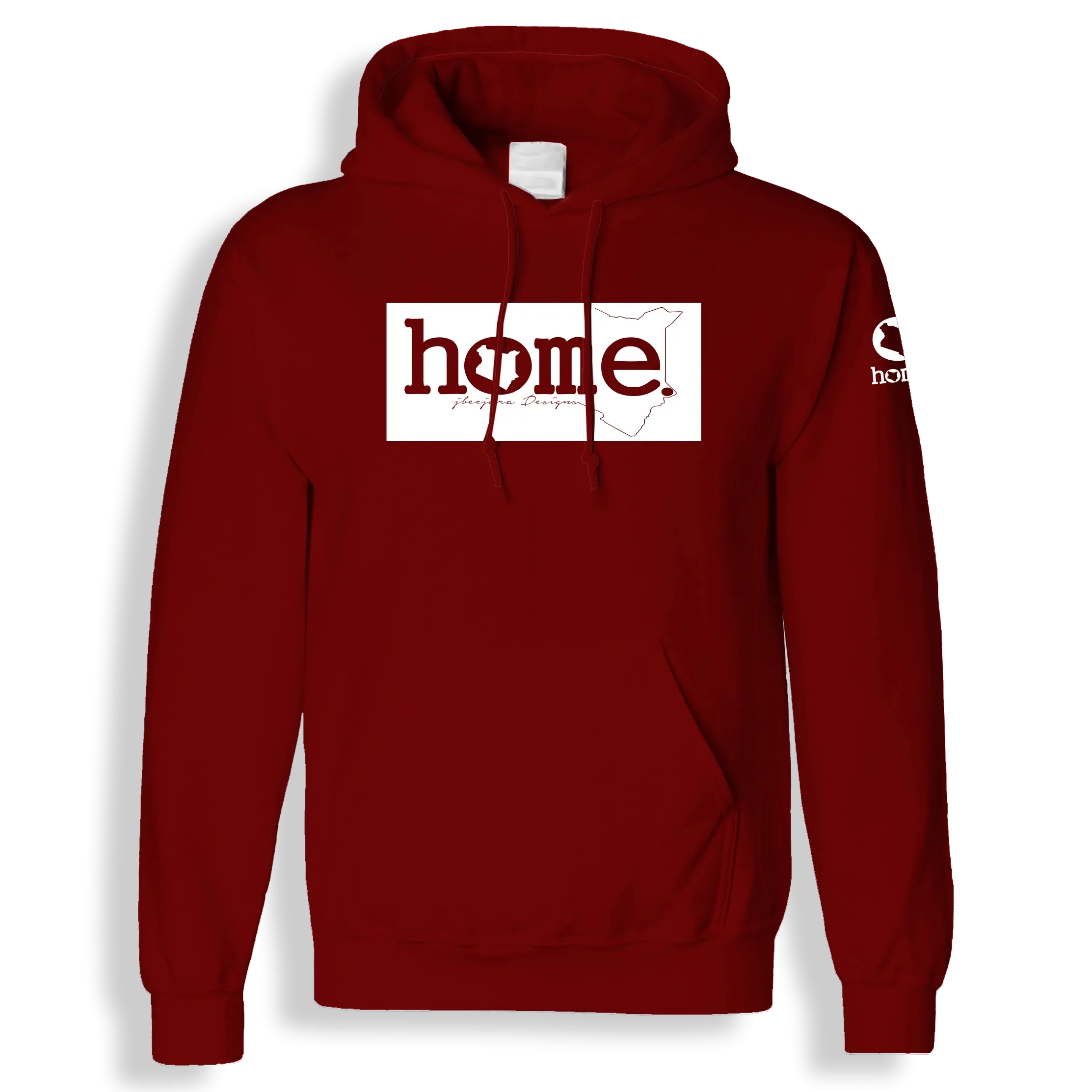 Hoodie - Maroon Red (Mid-Heavy Fabric)