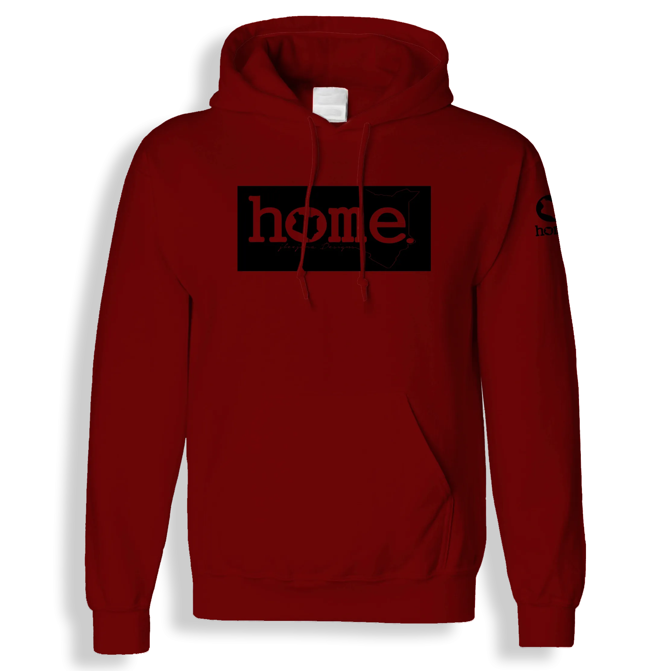Hoodie - Maroon Red (Mid-Heavy Fabric)