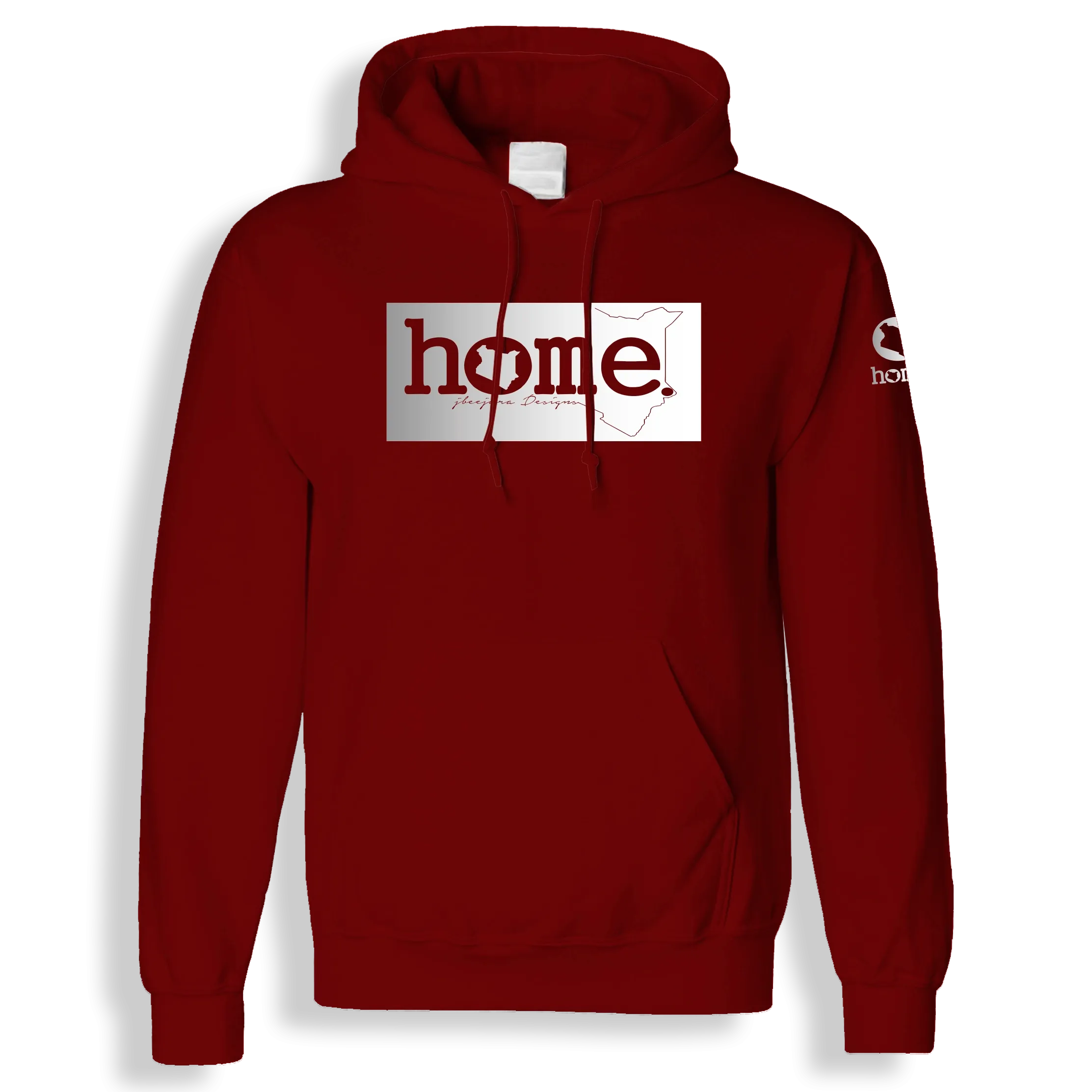 Hoodie - Maroon Red (Mid-Heavy Fabric)