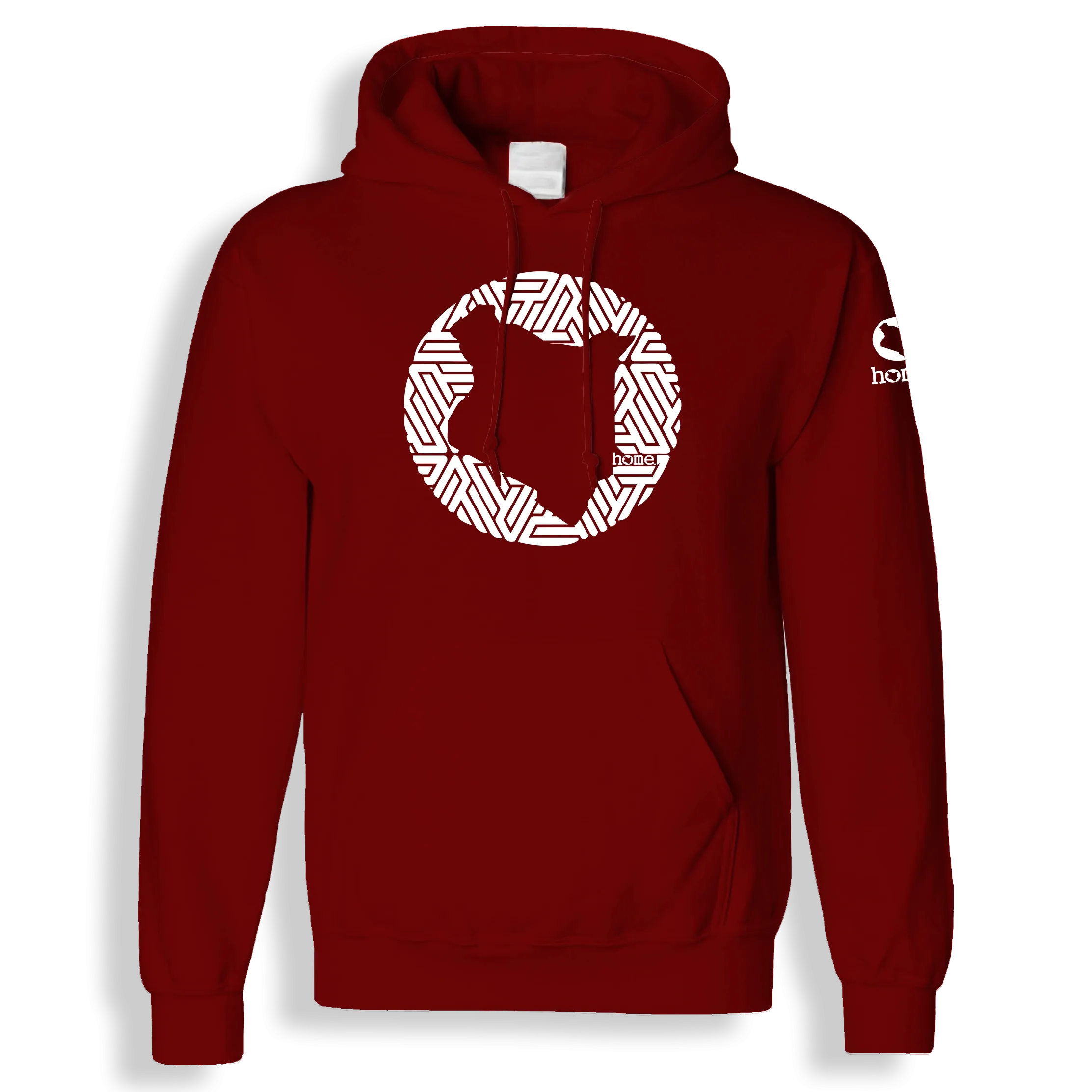 Hoodie - Maroon Red (Mid-Heavy Fabric)
