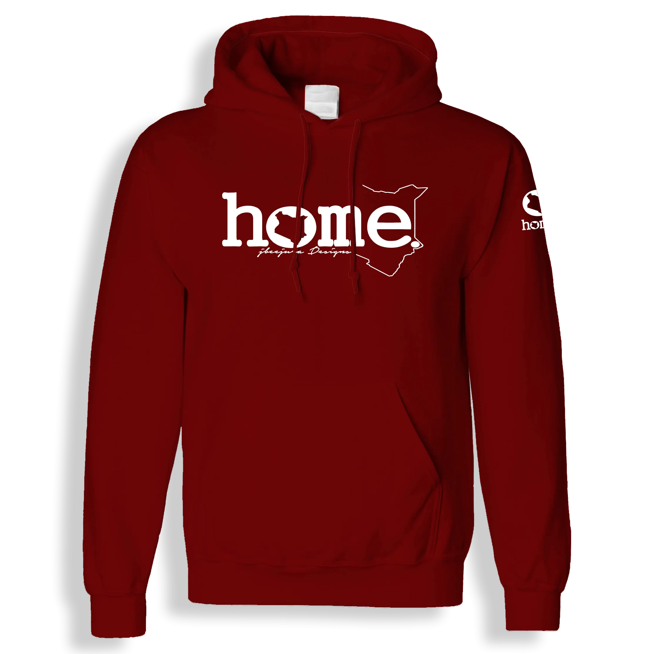 Hoodie - Maroon Red (Mid-Heavy Fabric)