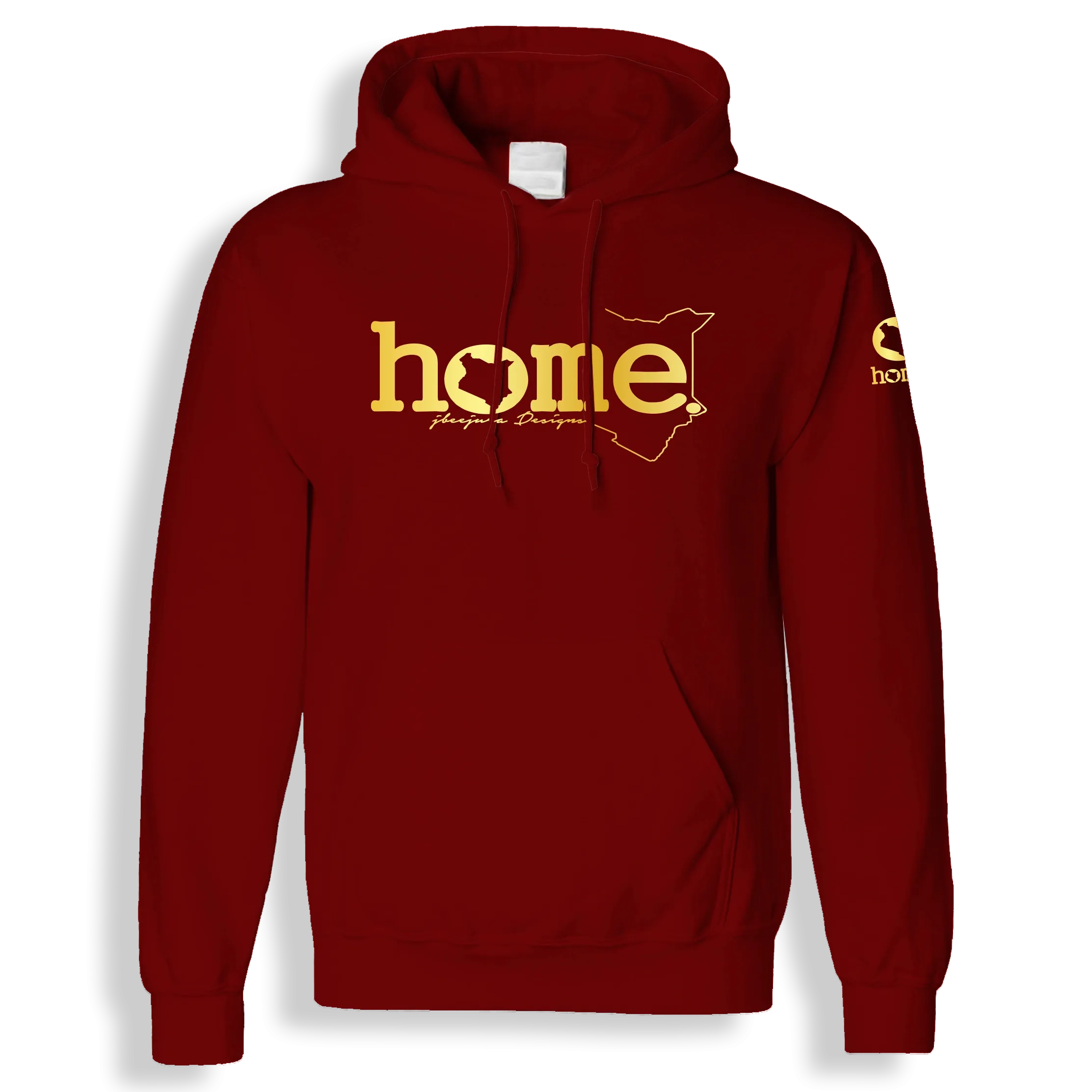 Hoodie - Maroon Red (Mid-Heavy Fabric)