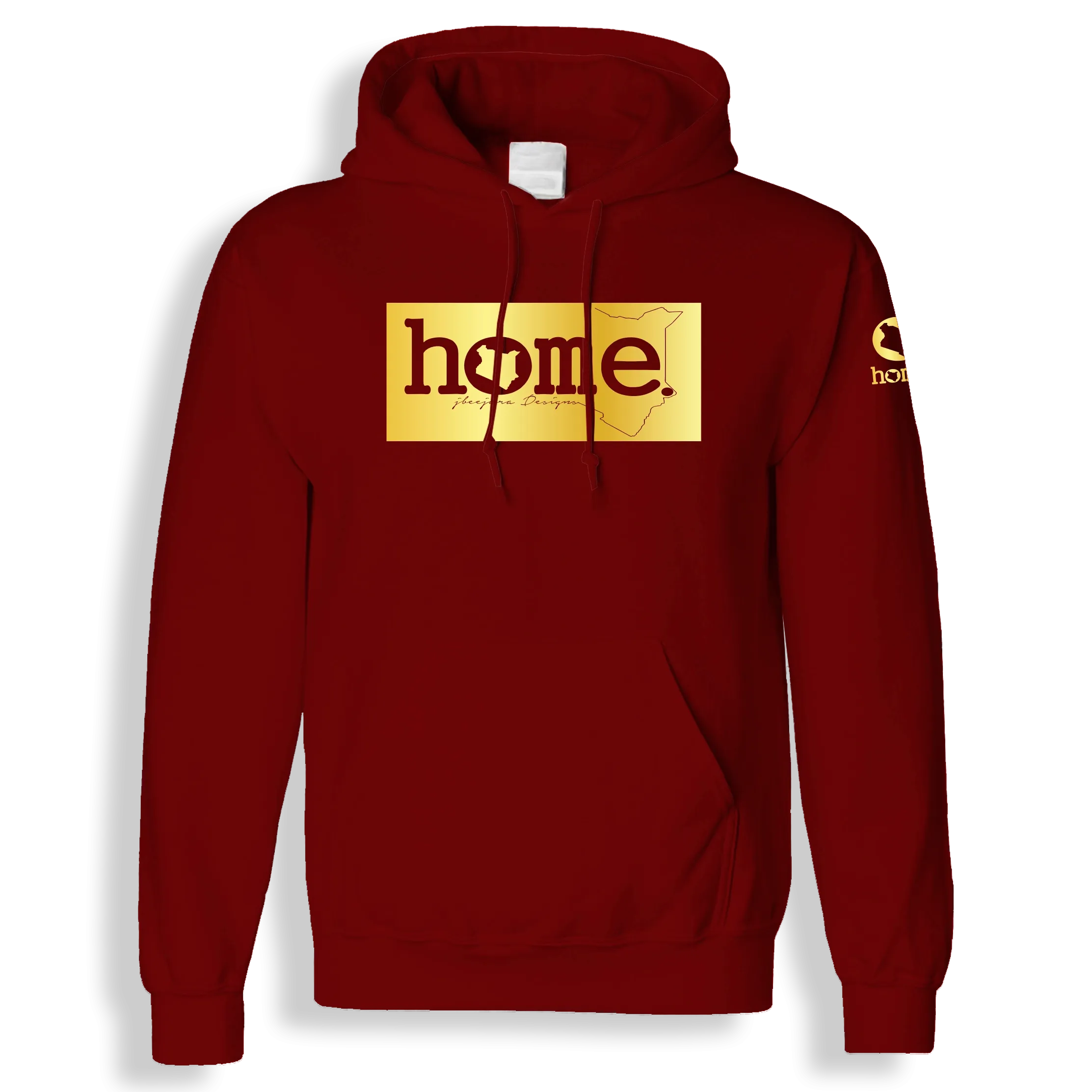 Hoodie - Maroon Red (Mid-Heavy Fabric)