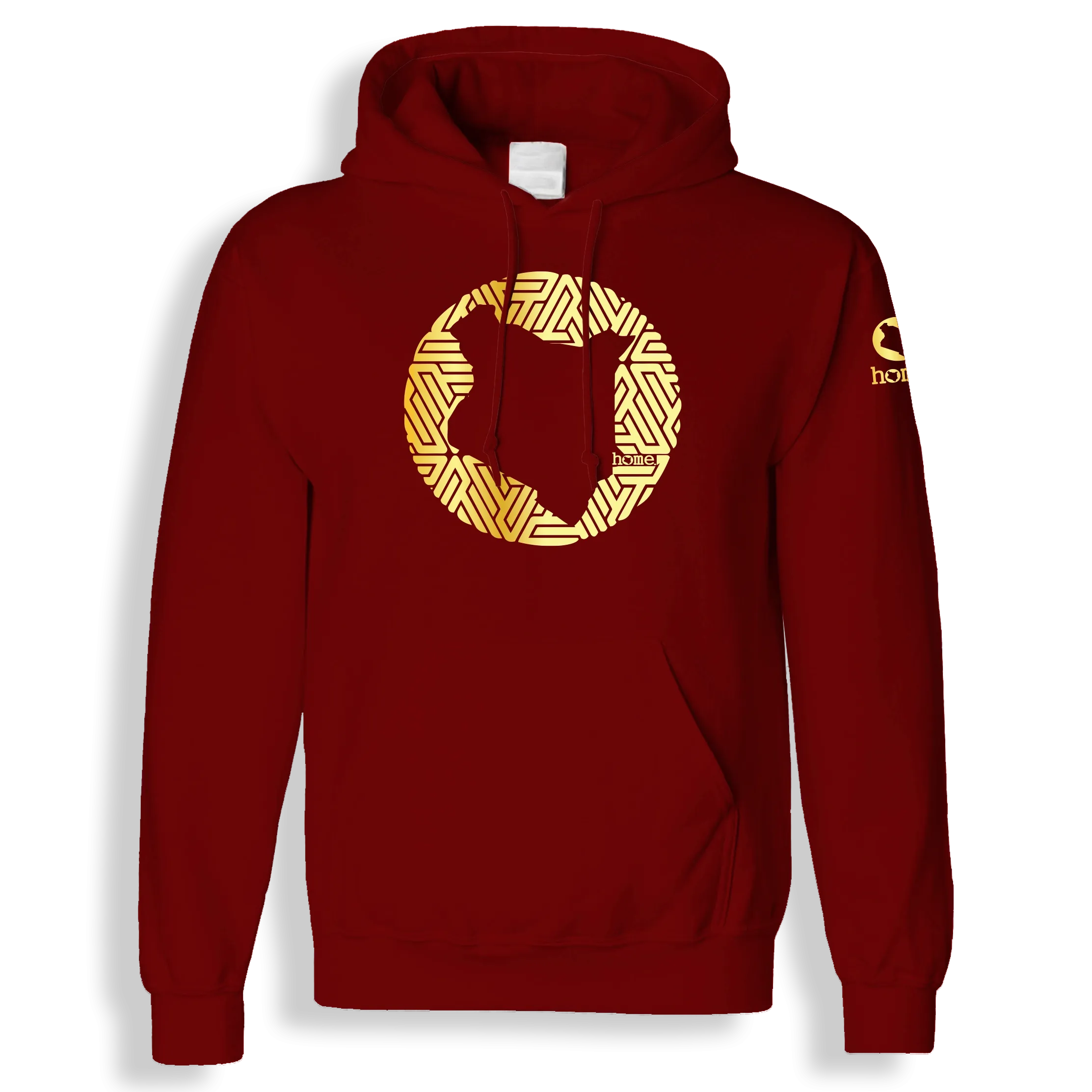 Hoodie - Maroon Red (Mid-Heavy Fabric)