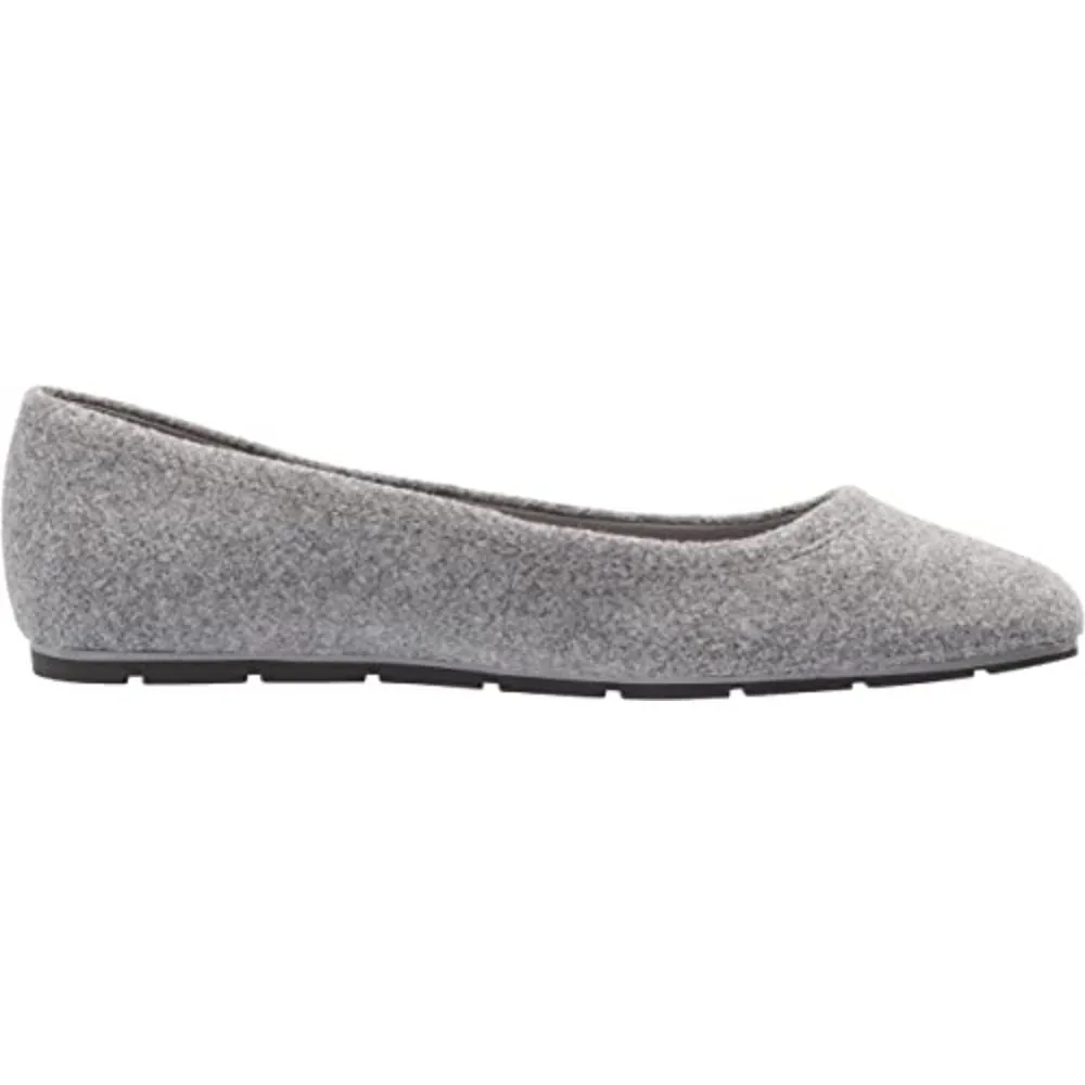 Iggy Dark Gray Fabric Anne Klein Ballet Flats