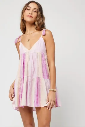 Isabella Dress - Ravello Stripe Dusk