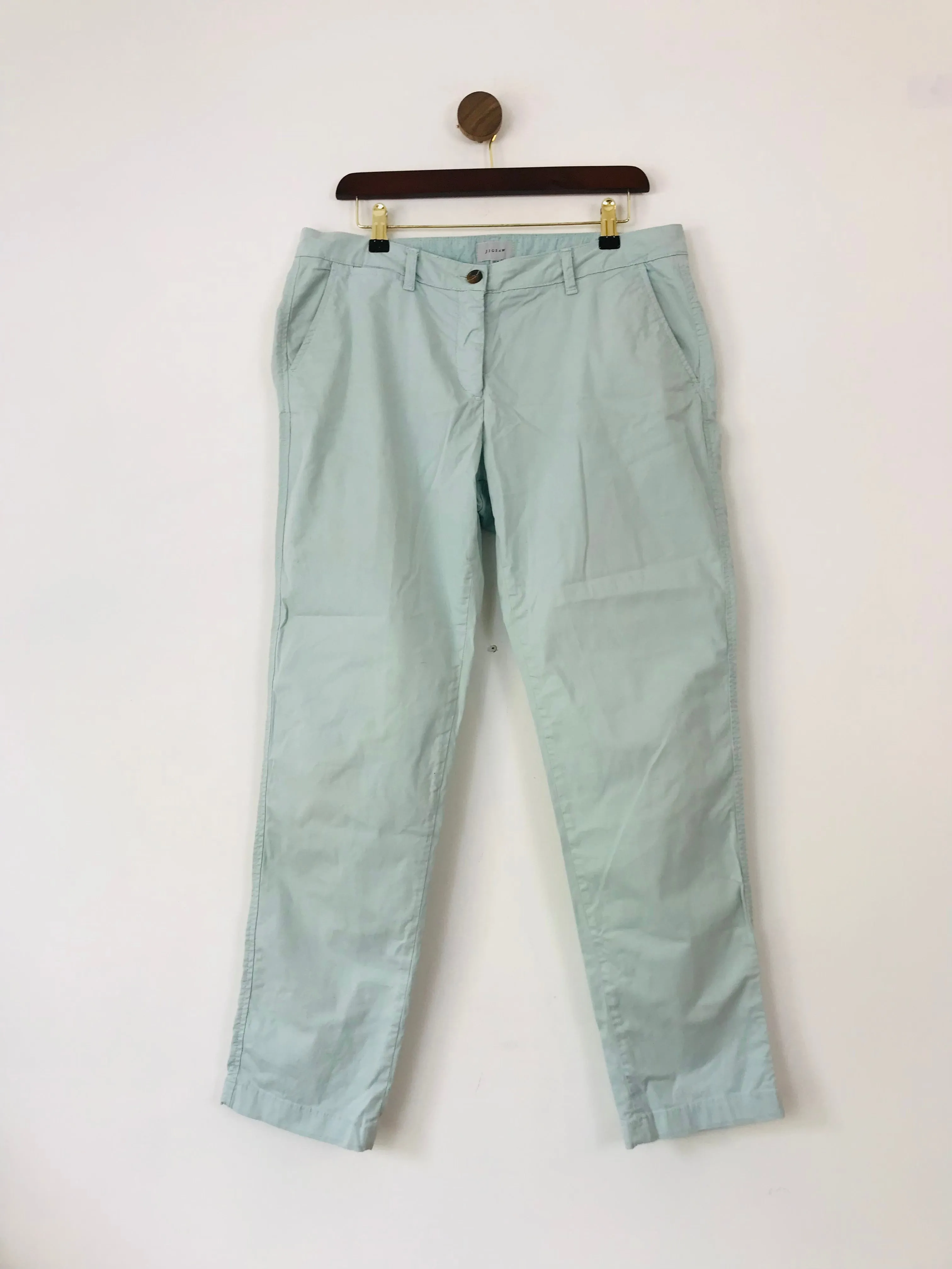 Jigsaw Women's Chinos Trousers | UK14 | Blue