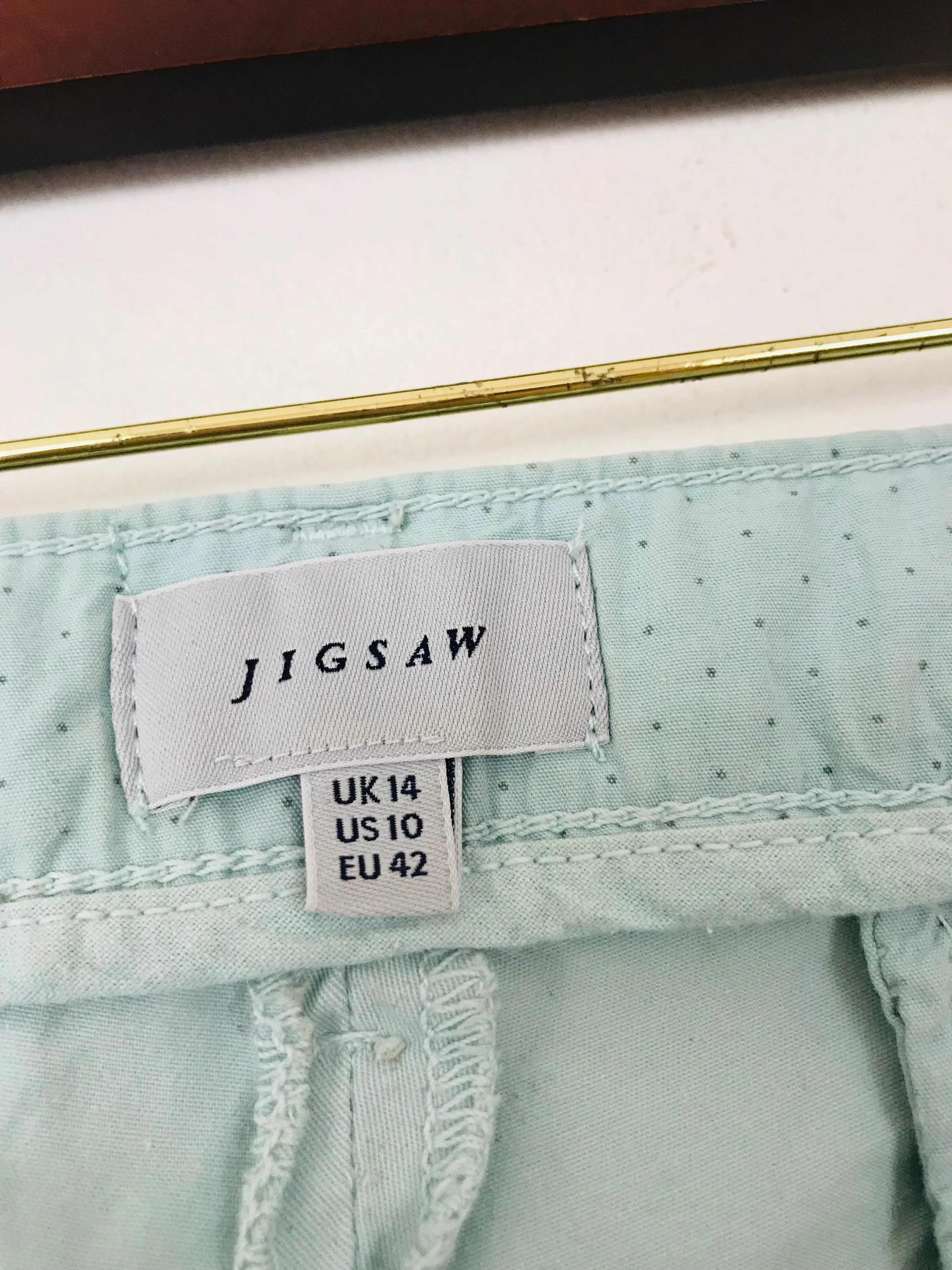 Jigsaw Women's Chinos Trousers | UK14 | Blue