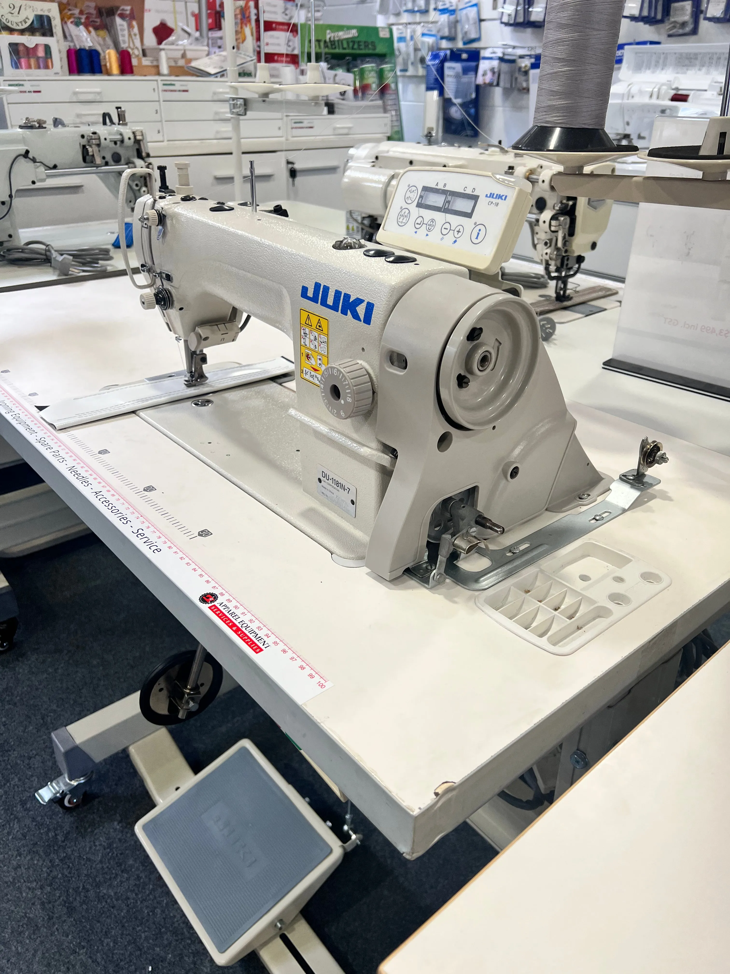 Juki Shuffle Walking Foot Machine - DU-1181N-7 - Automatic Thread Cut & Backtack - EX Lease