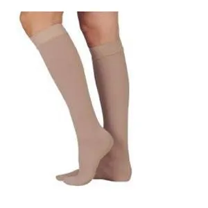 Juzo Dynamic Knee-High with 5 cm Silicone Band, 30-40, Full Foot, Beige, Size 4