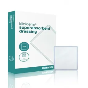 Kliniderm Superabsorbent Dressing 20cm x 30cm x 20 (2 Packs of 10)