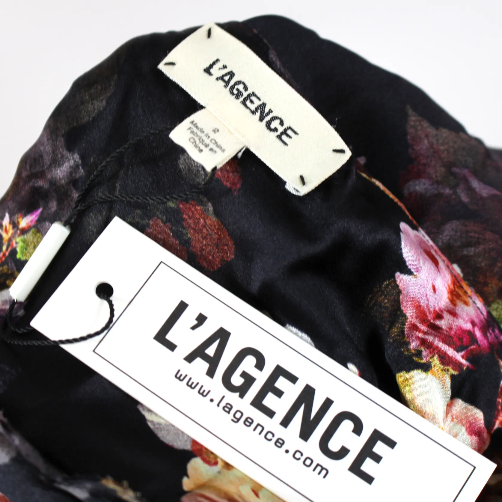 L'agence Nyla Silk Slip Dress