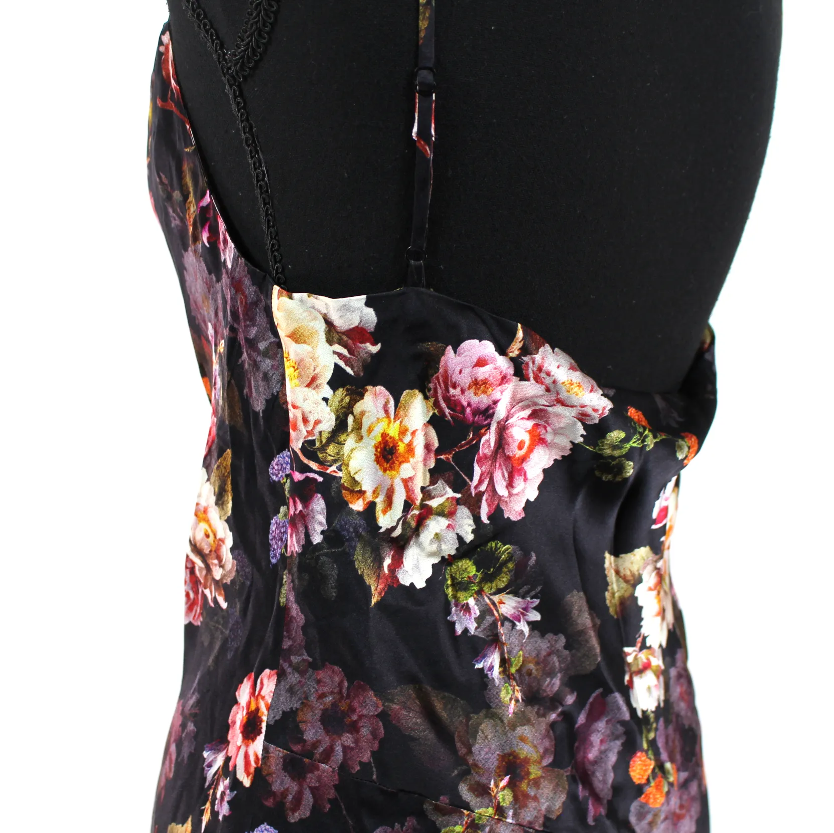 L'agence Nyla Silk Slip Dress