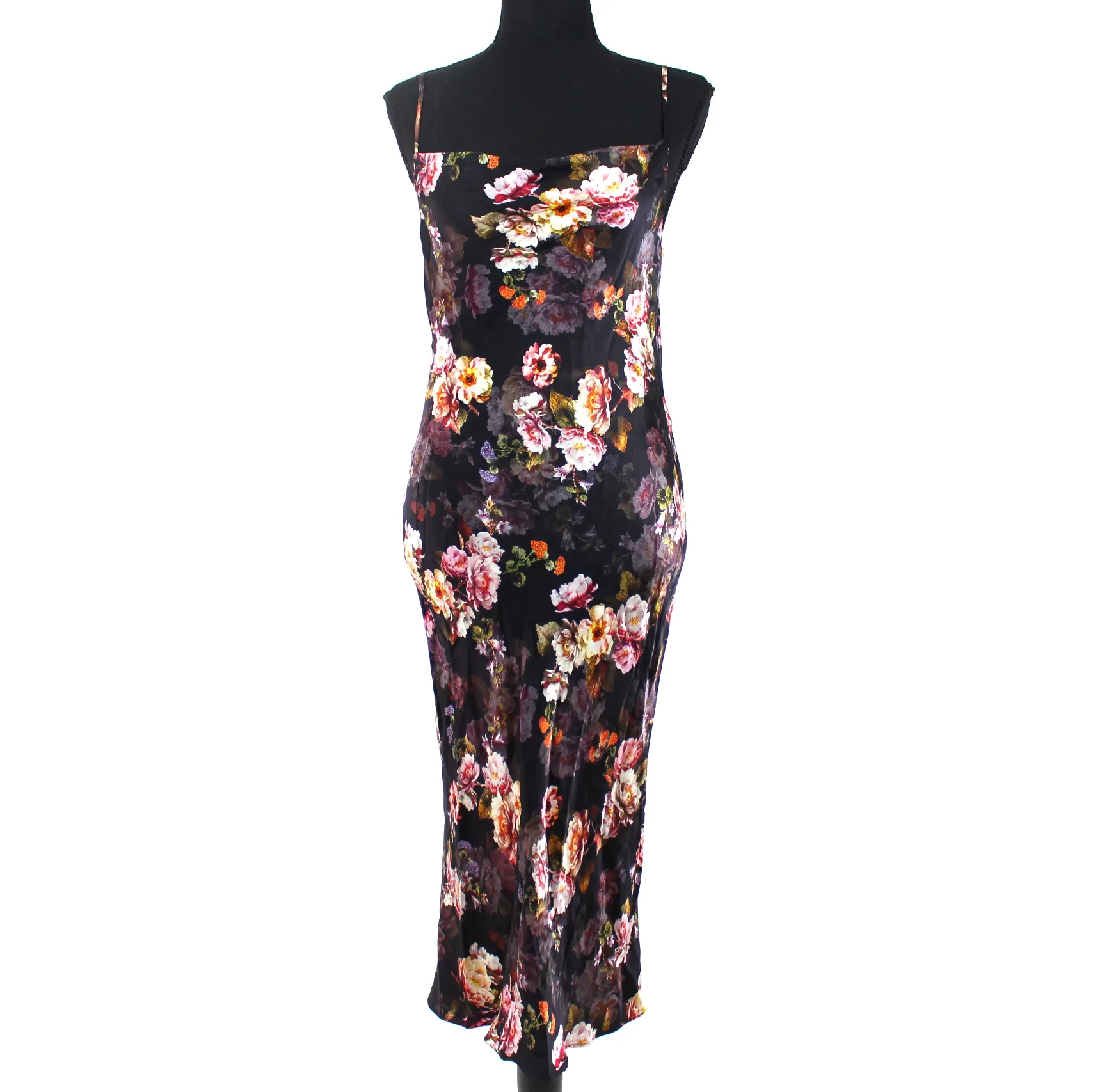 L'agence Nyla Silk Slip Dress