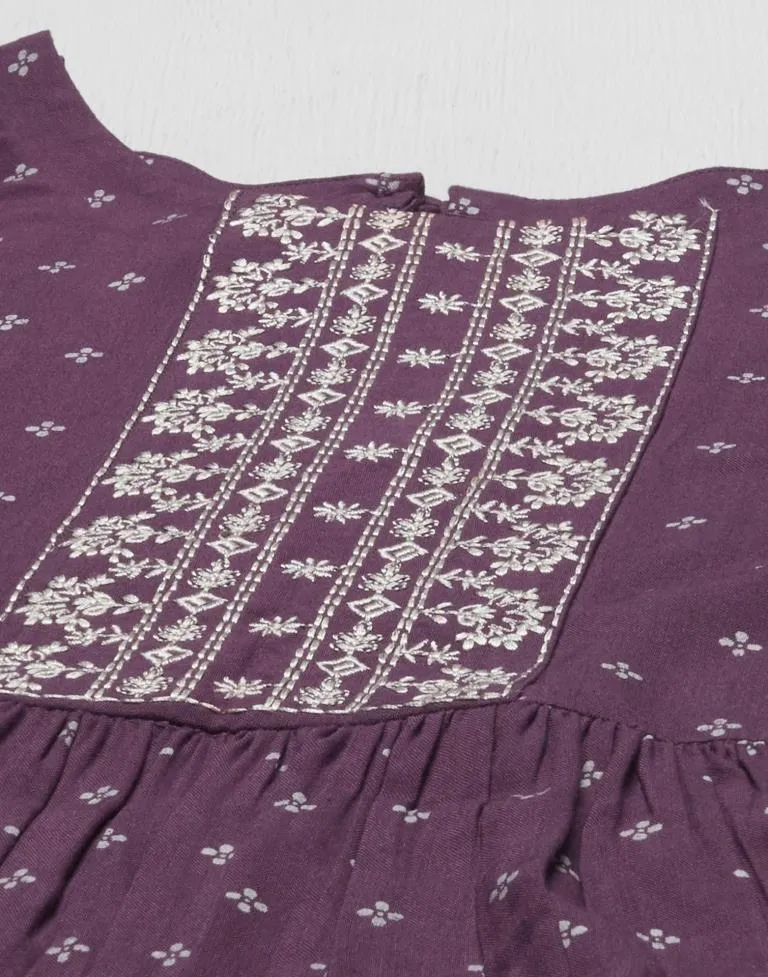 Lavender Gathered Tunic Top