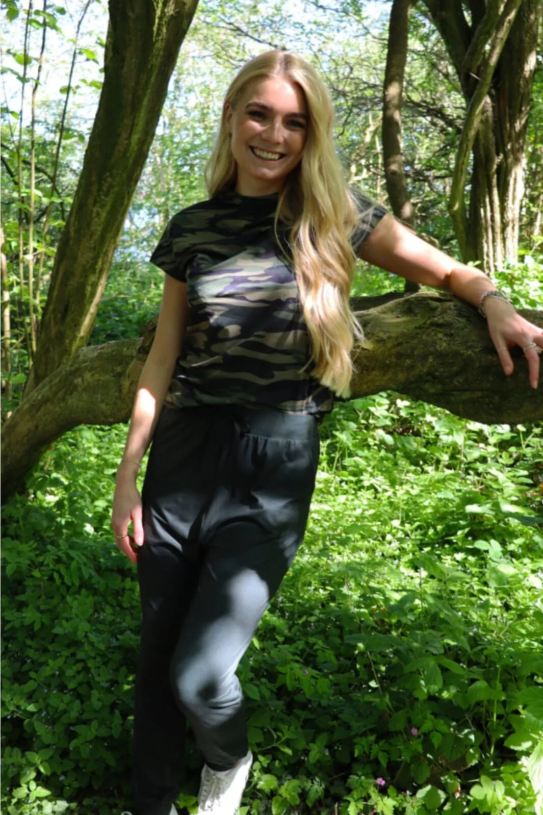 Liberte - Alma-Pants - Dusty Camo Army
