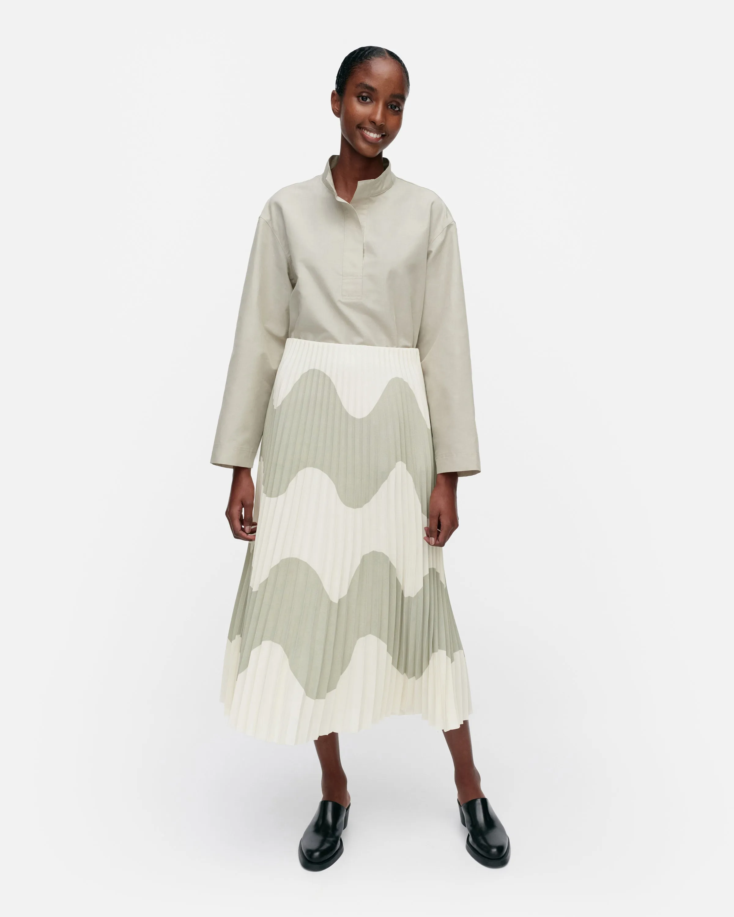 Lokki Piiru Pleated Skirt 83.5cm