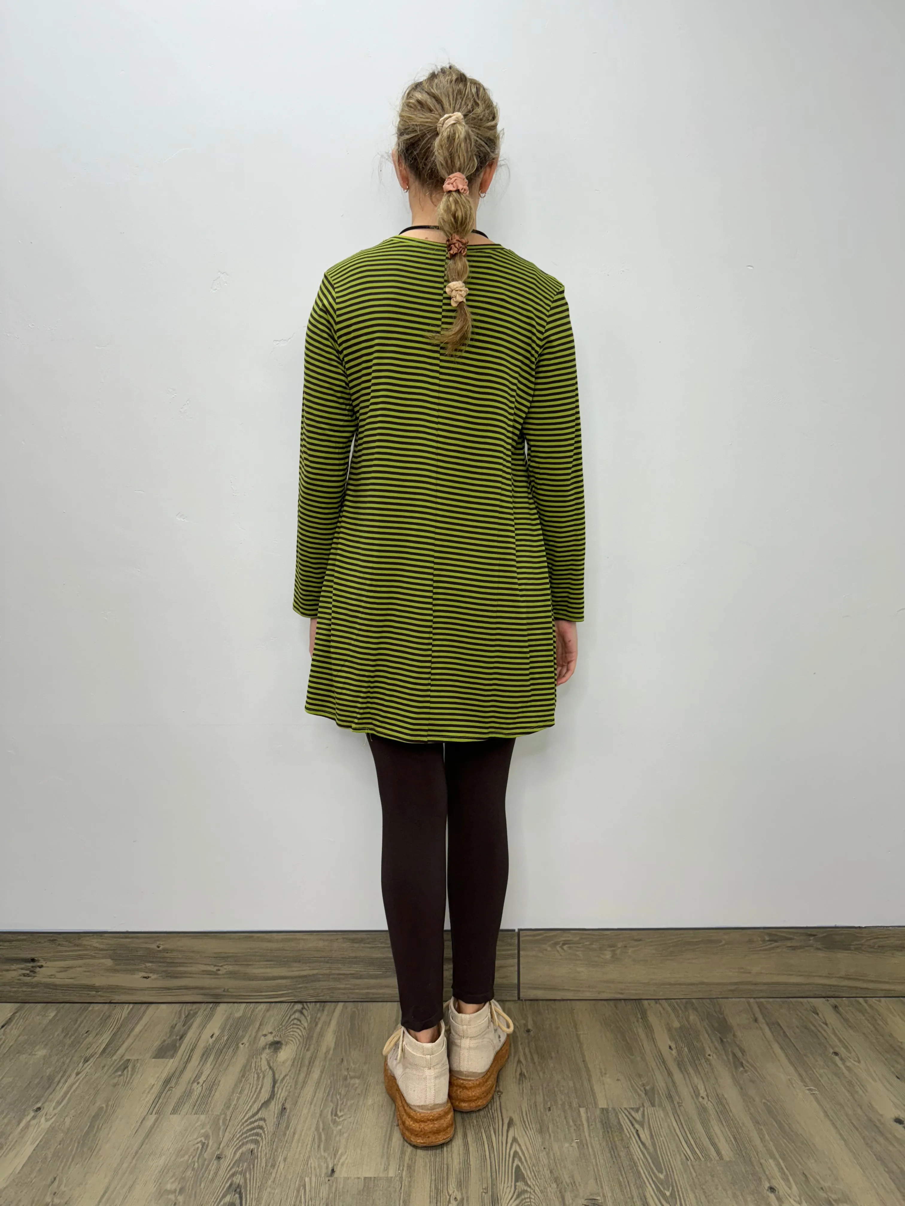 Long Sleeve Basic A-Line Tunic - Mint Girl Scout Cookie