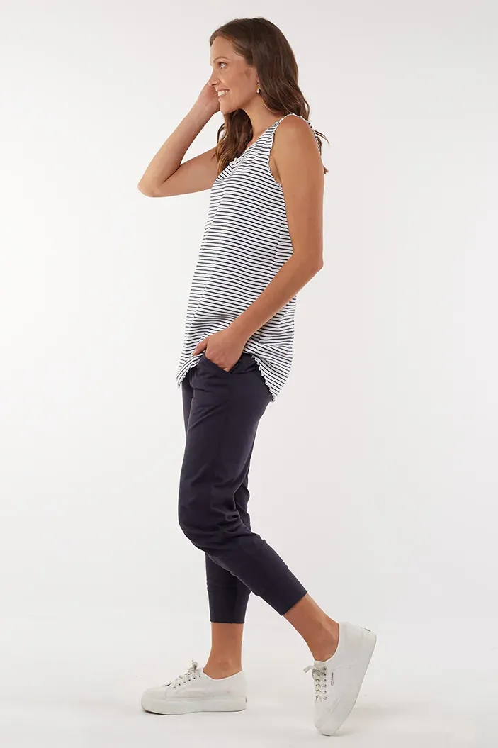 Lottie Layer Tank in White