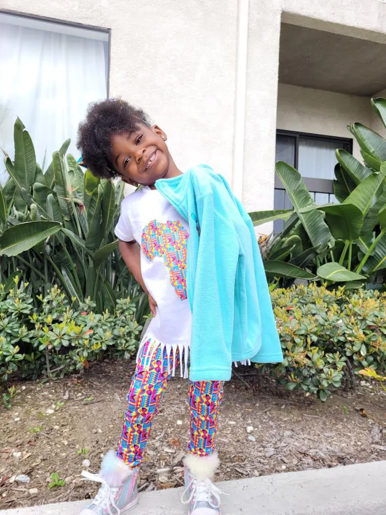 Love me some Africa Fringe Tunic