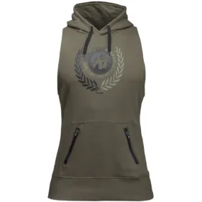 Manti Sleeveless Hoodie - ArmyGreen