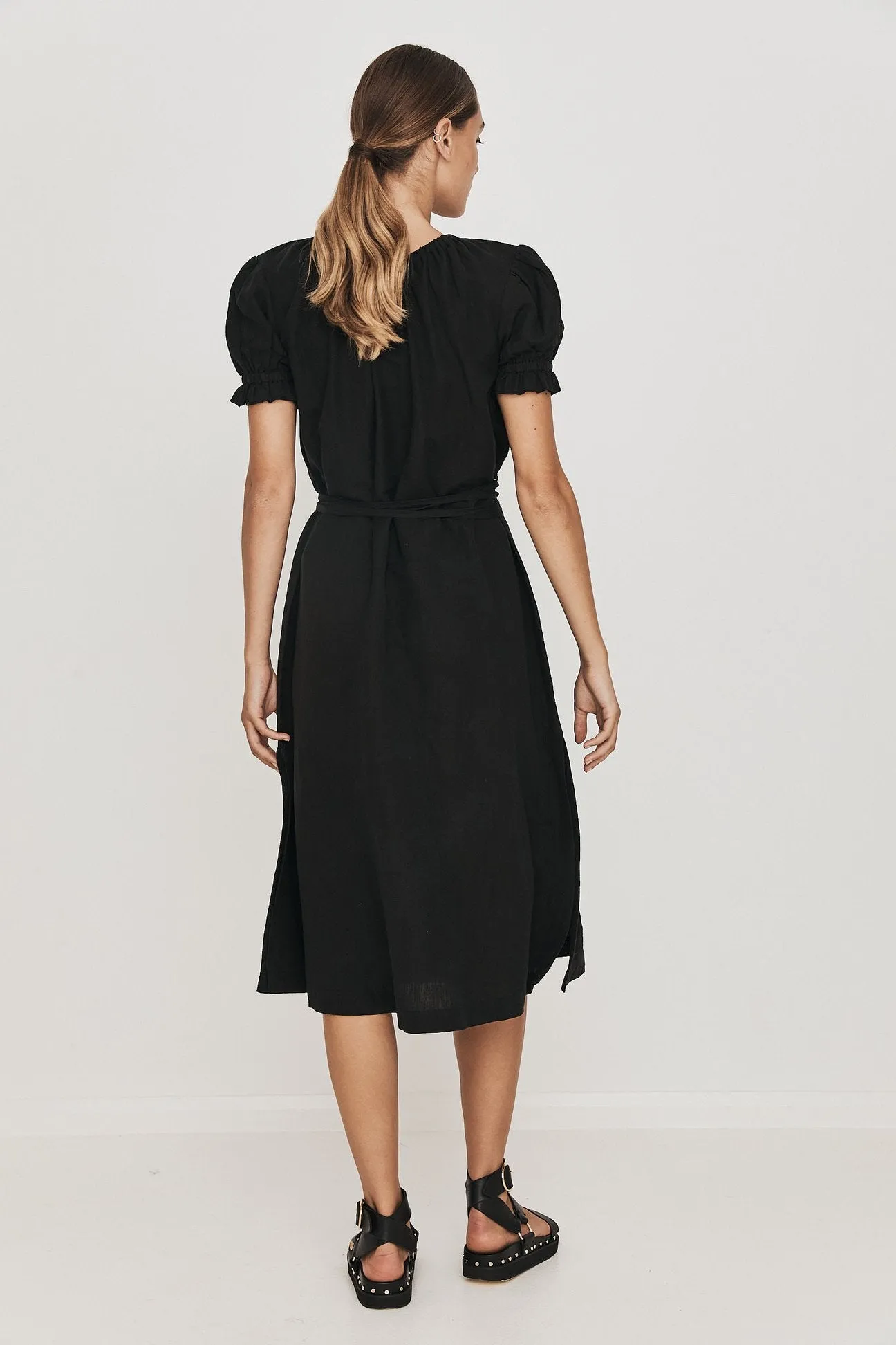 Mara Midi Dress - Black