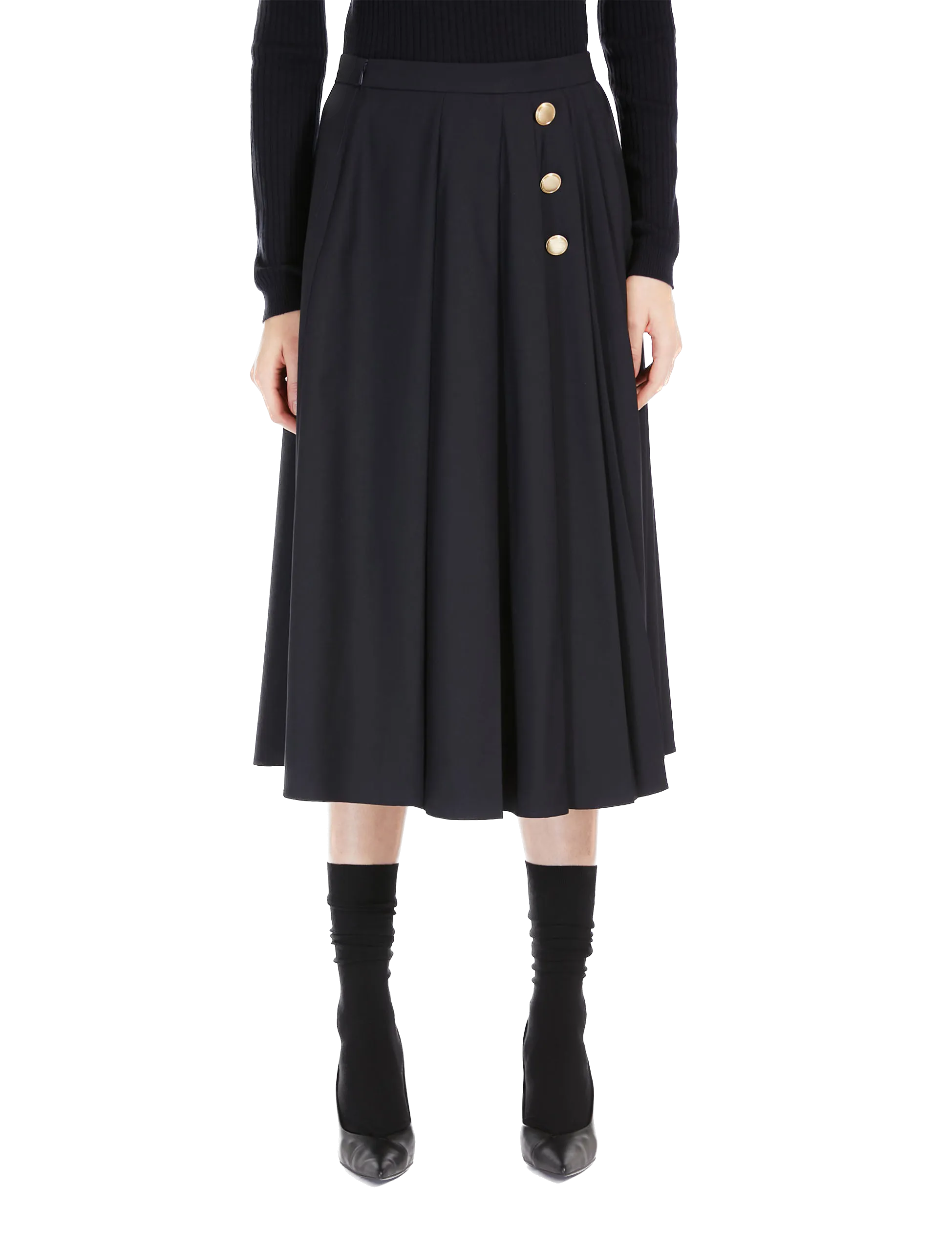 MAX-10043900 RENNA NAVY SKIRT