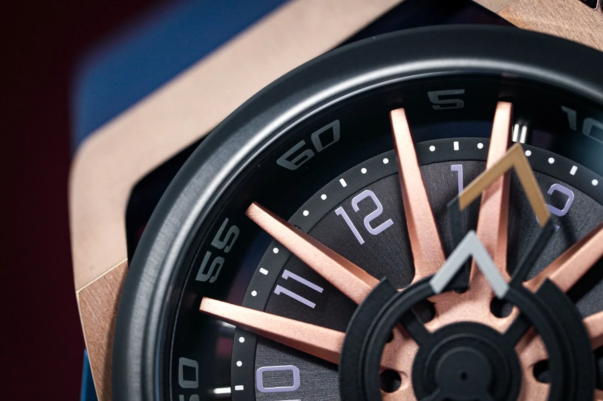 Mazzucato Reversible Watch RIM Rose Gold