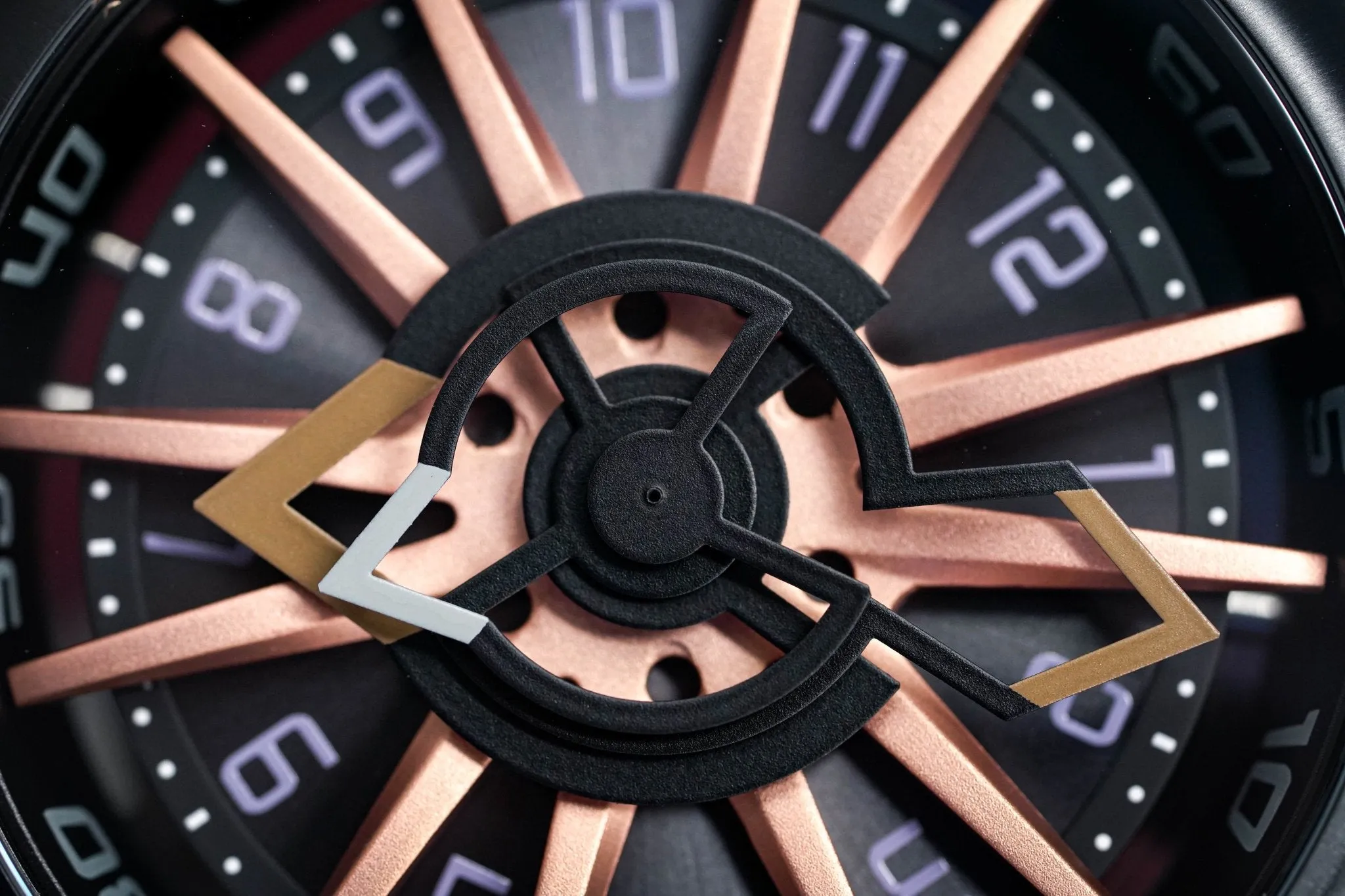 Mazzucato Reversible Watch RIM Rose Gold