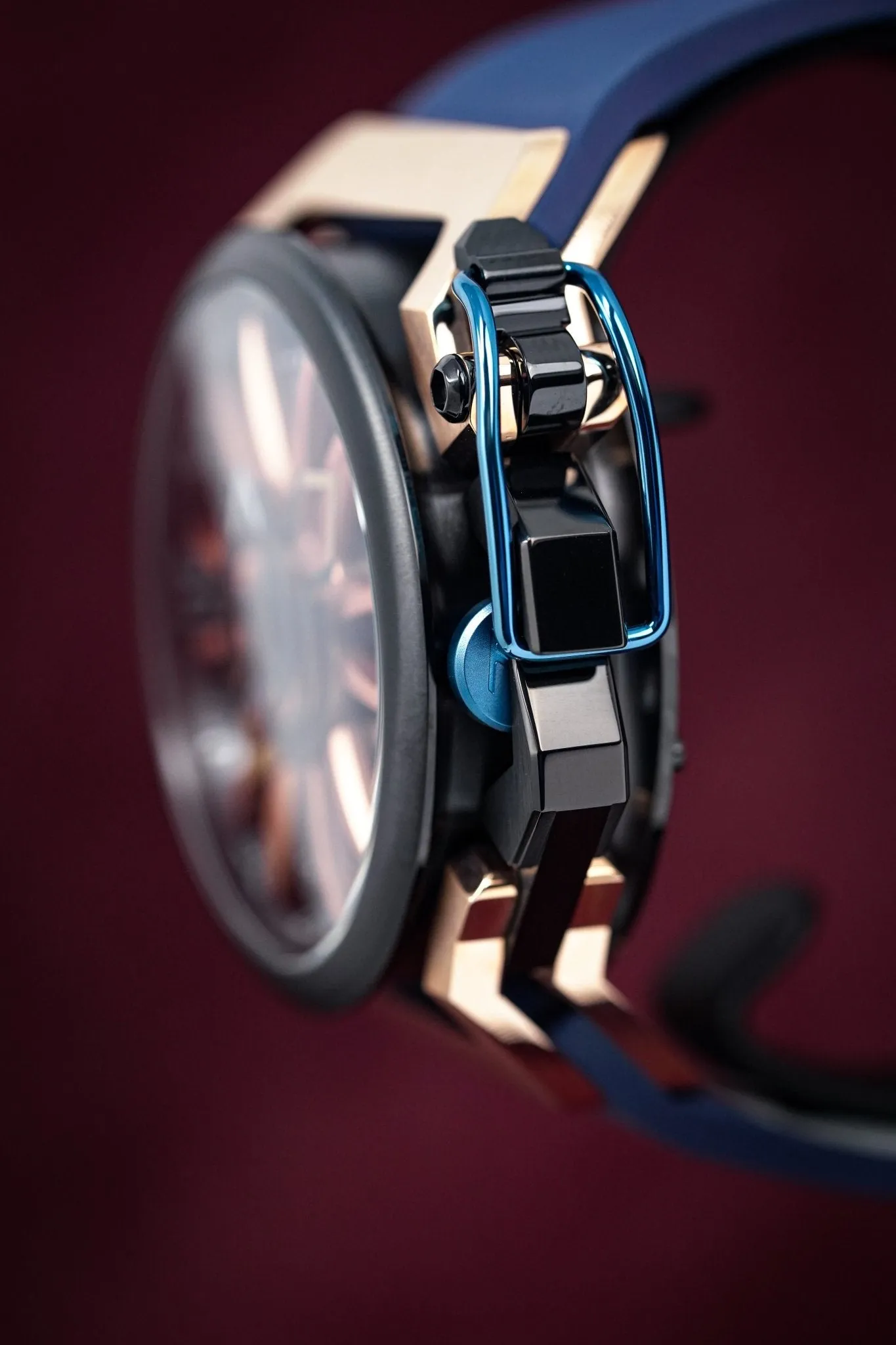 Mazzucato Reversible Watch RIM Rose Gold