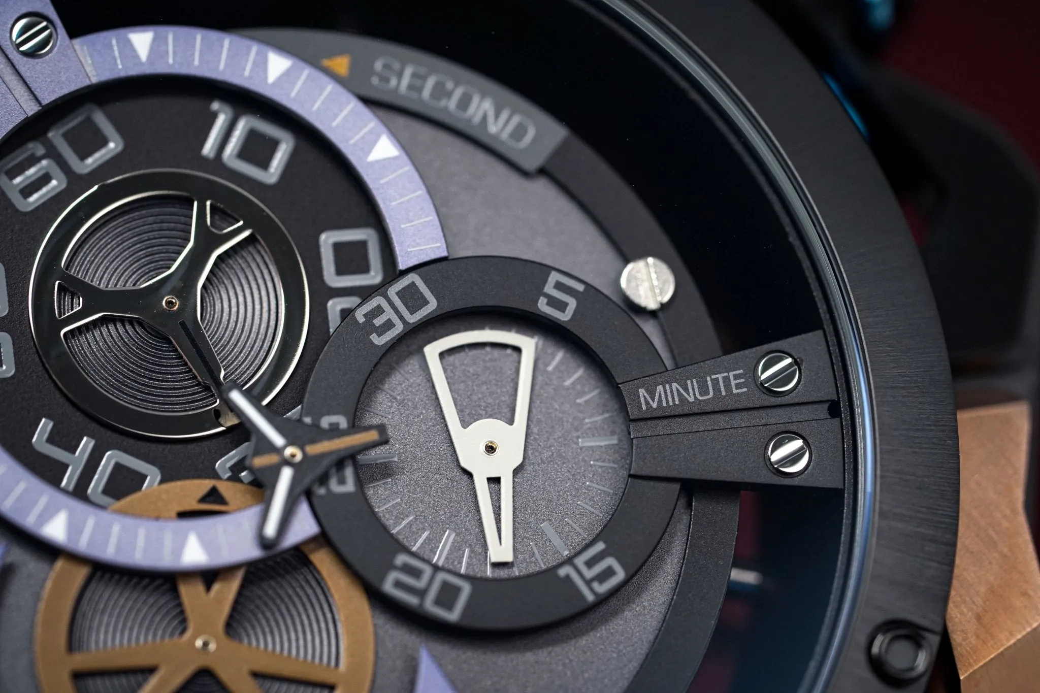 Mazzucato Reversible Watch RIM Rose Gold