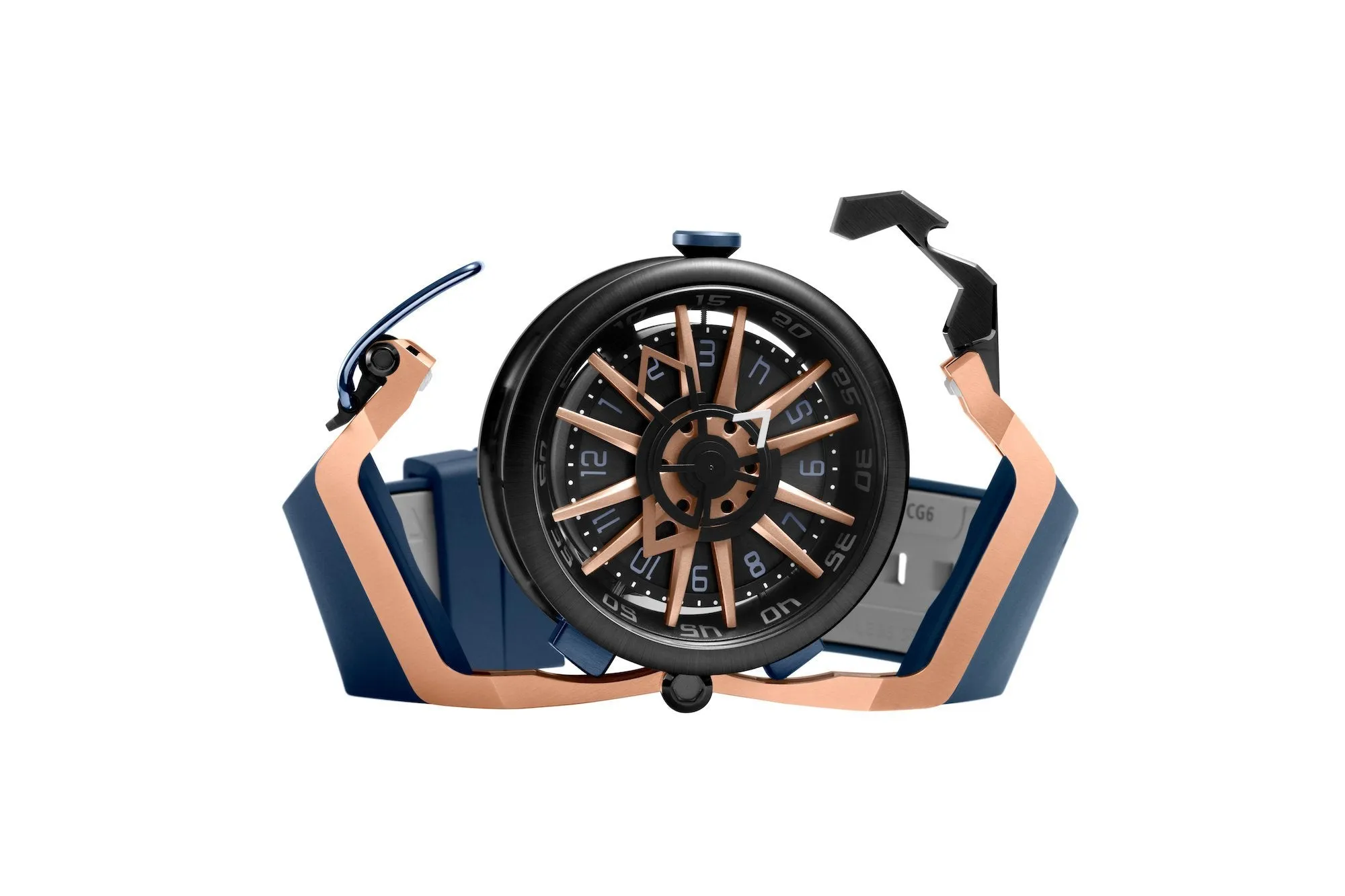 Mazzucato Reversible Watch RIM Rose Gold