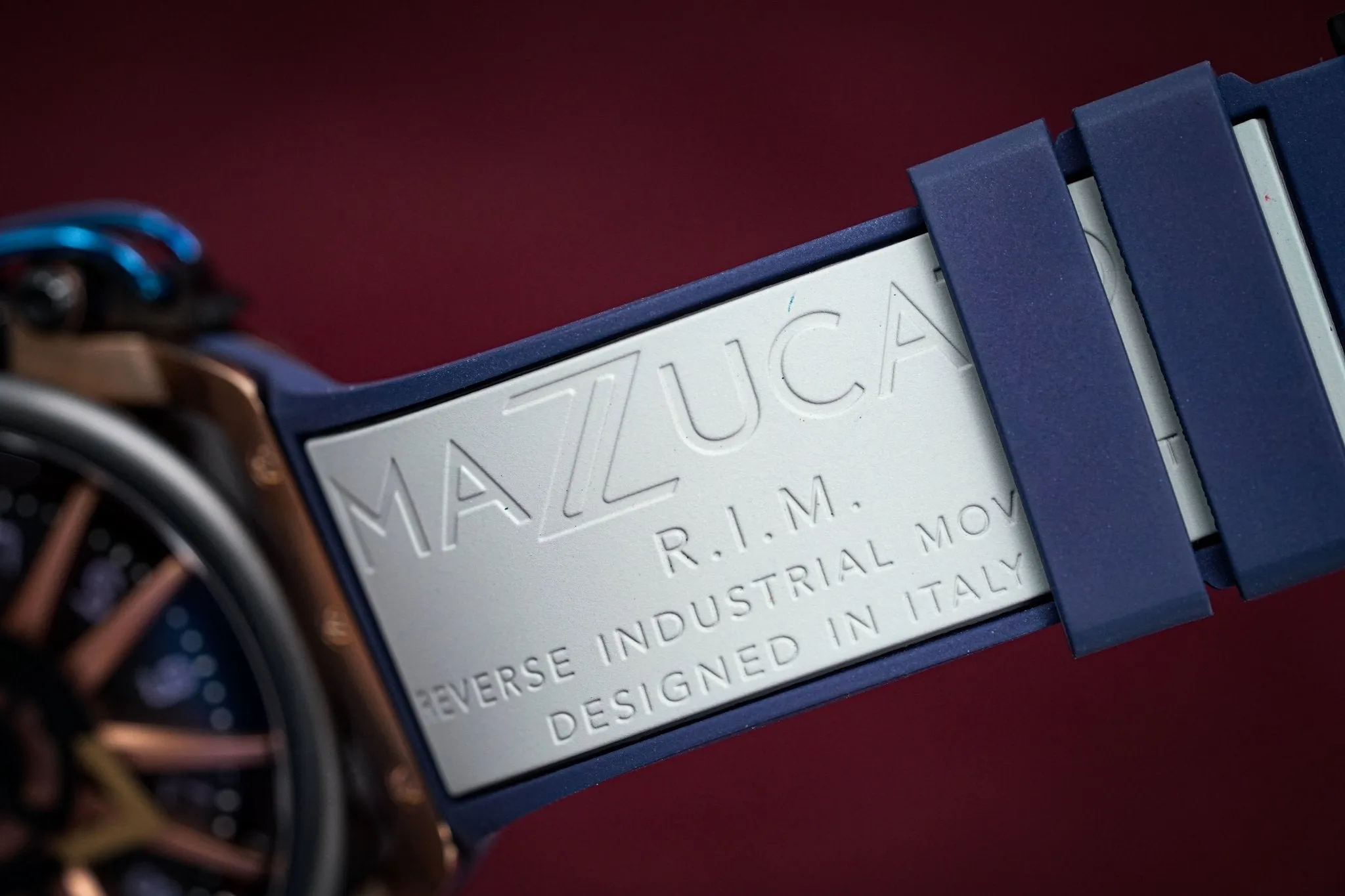 Mazzucato Reversible Watch RIM Rose Gold