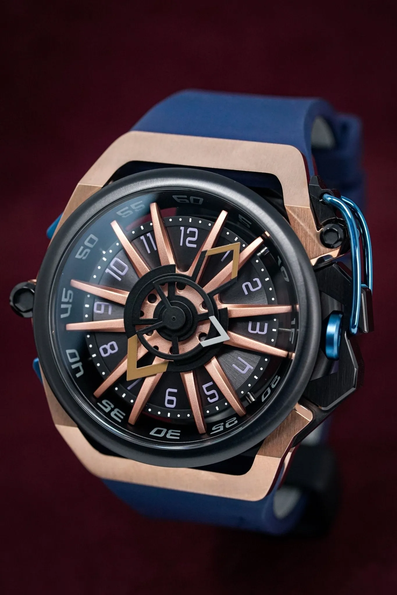 Mazzucato Reversible Watch RIM Rose Gold