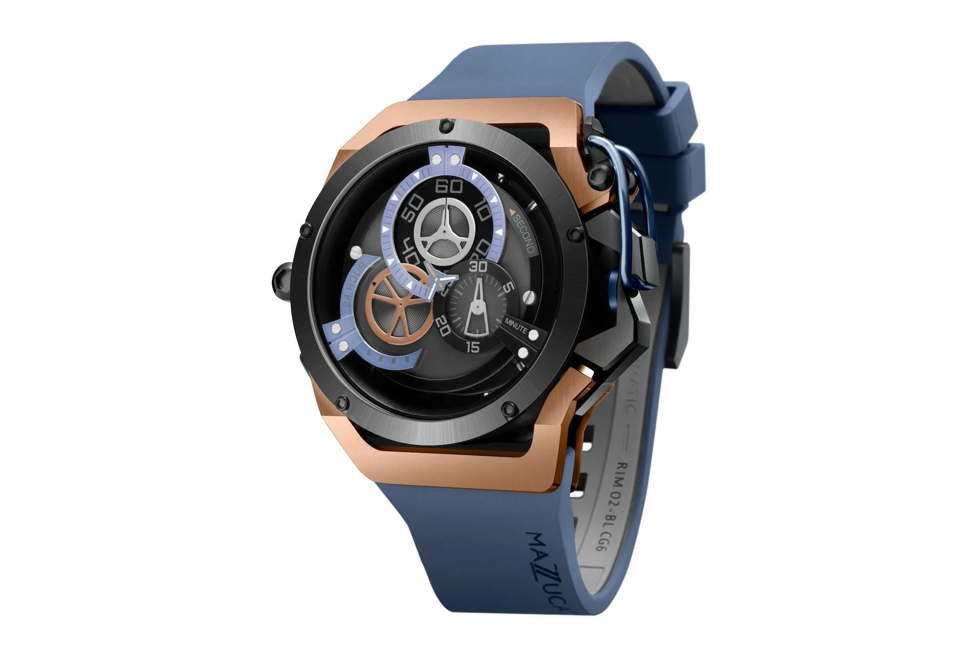 Mazzucato Reversible Watch RIM Rose Gold