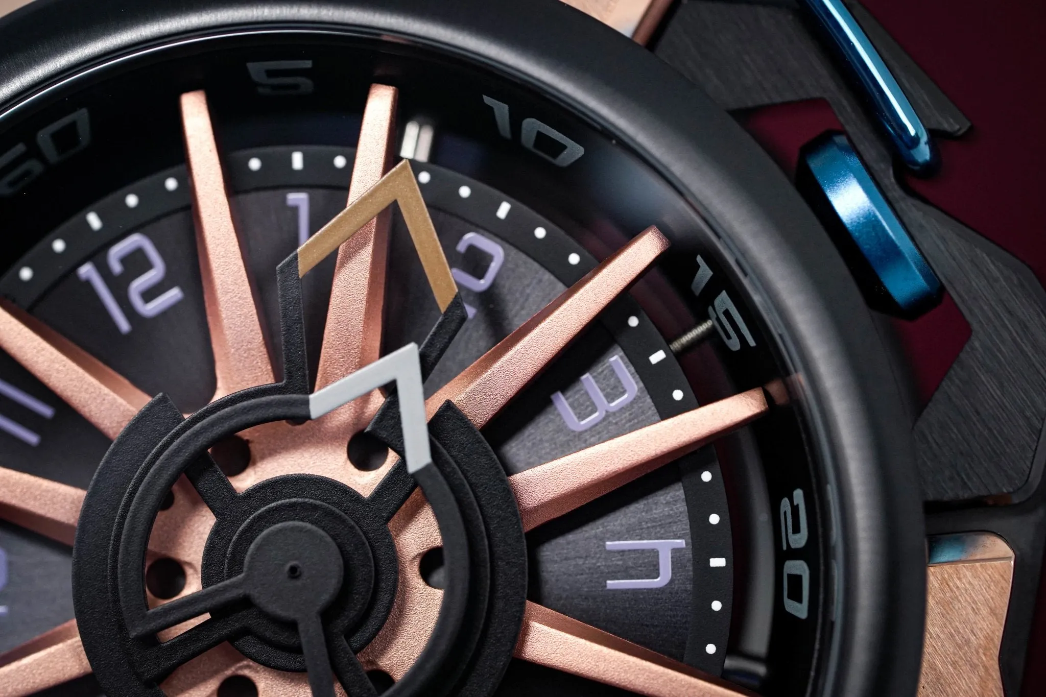 Mazzucato Reversible Watch RIM Rose Gold
