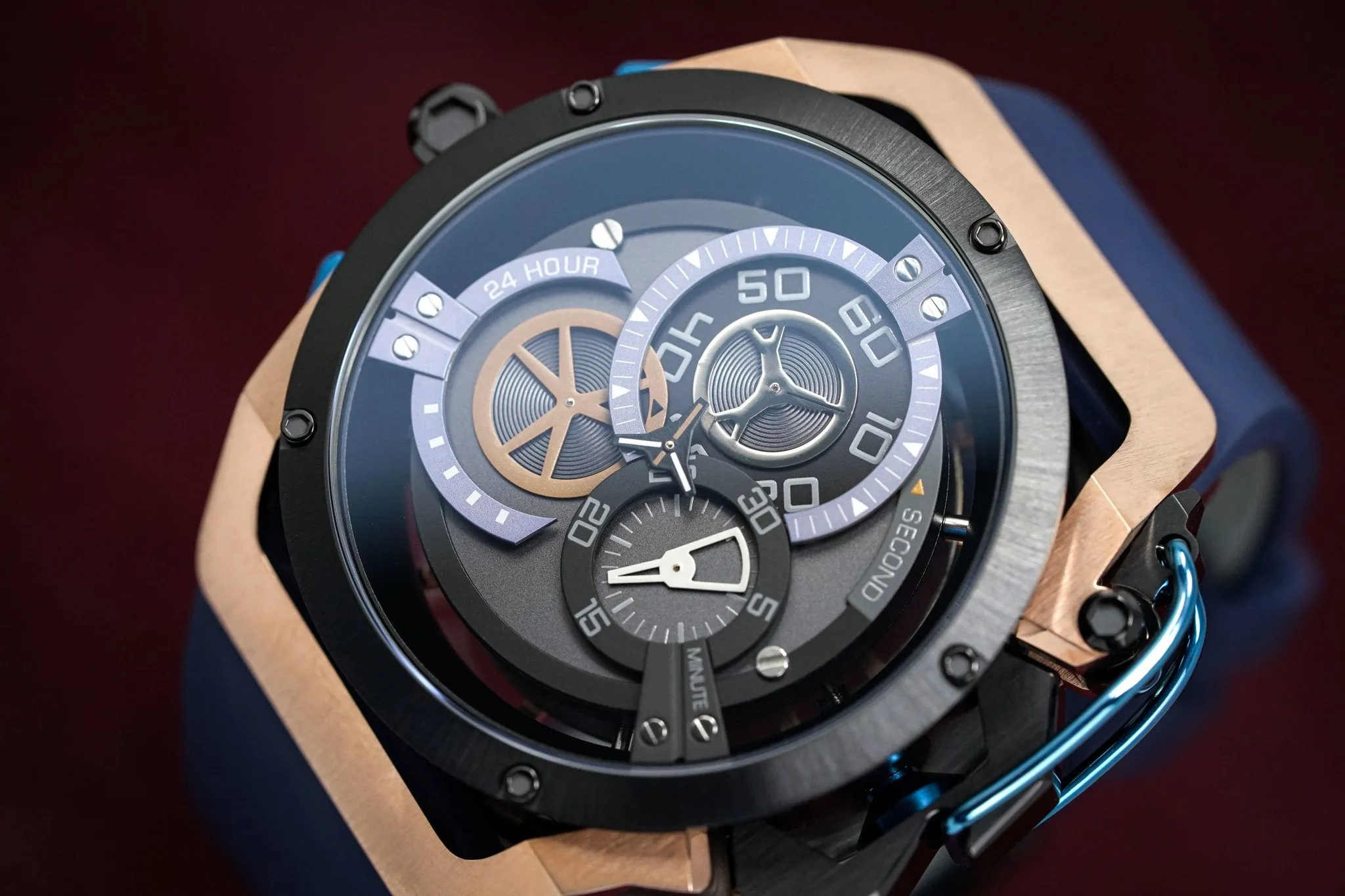 Mazzucato Reversible Watch RIM Rose Gold