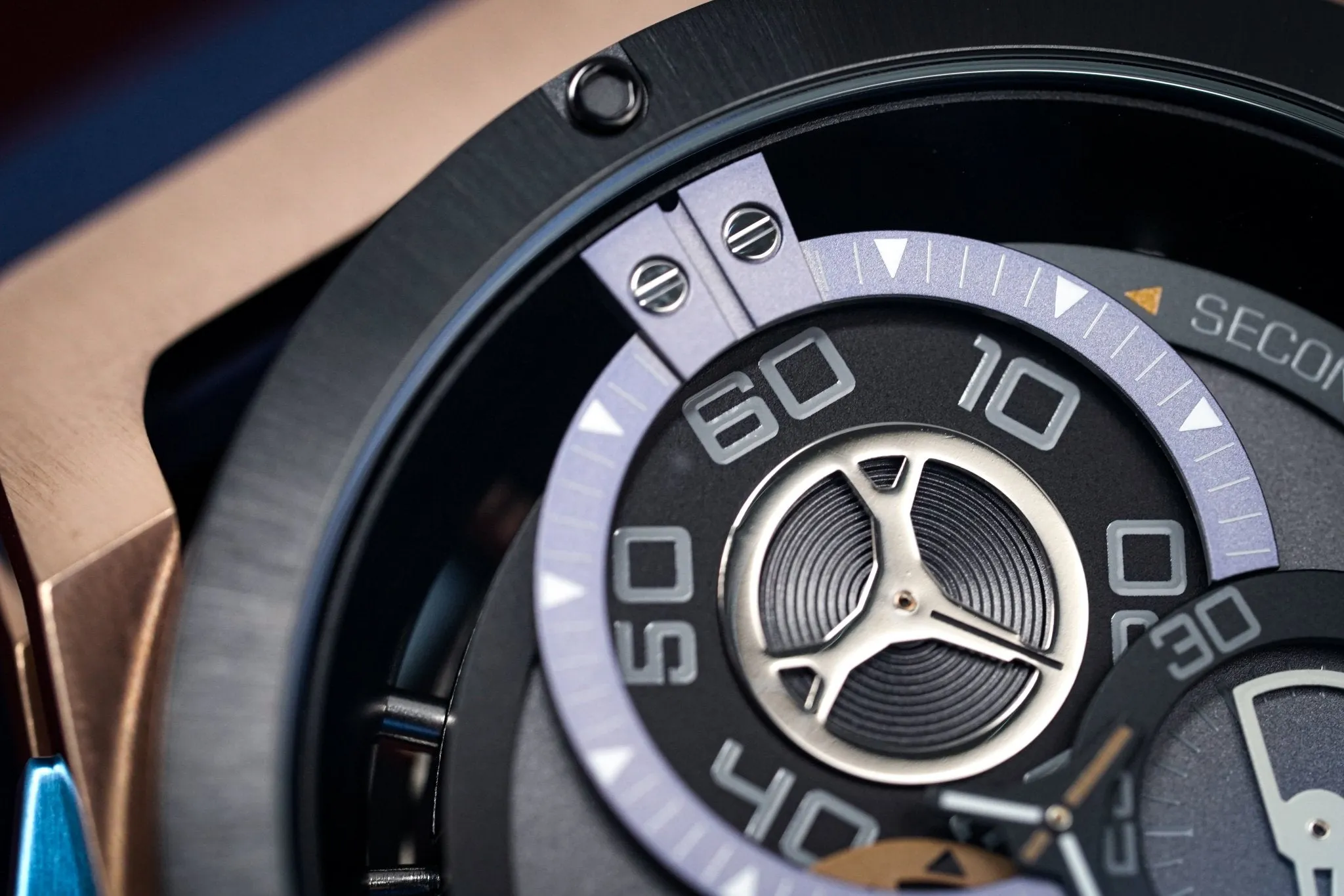 Mazzucato Reversible Watch RIM Rose Gold