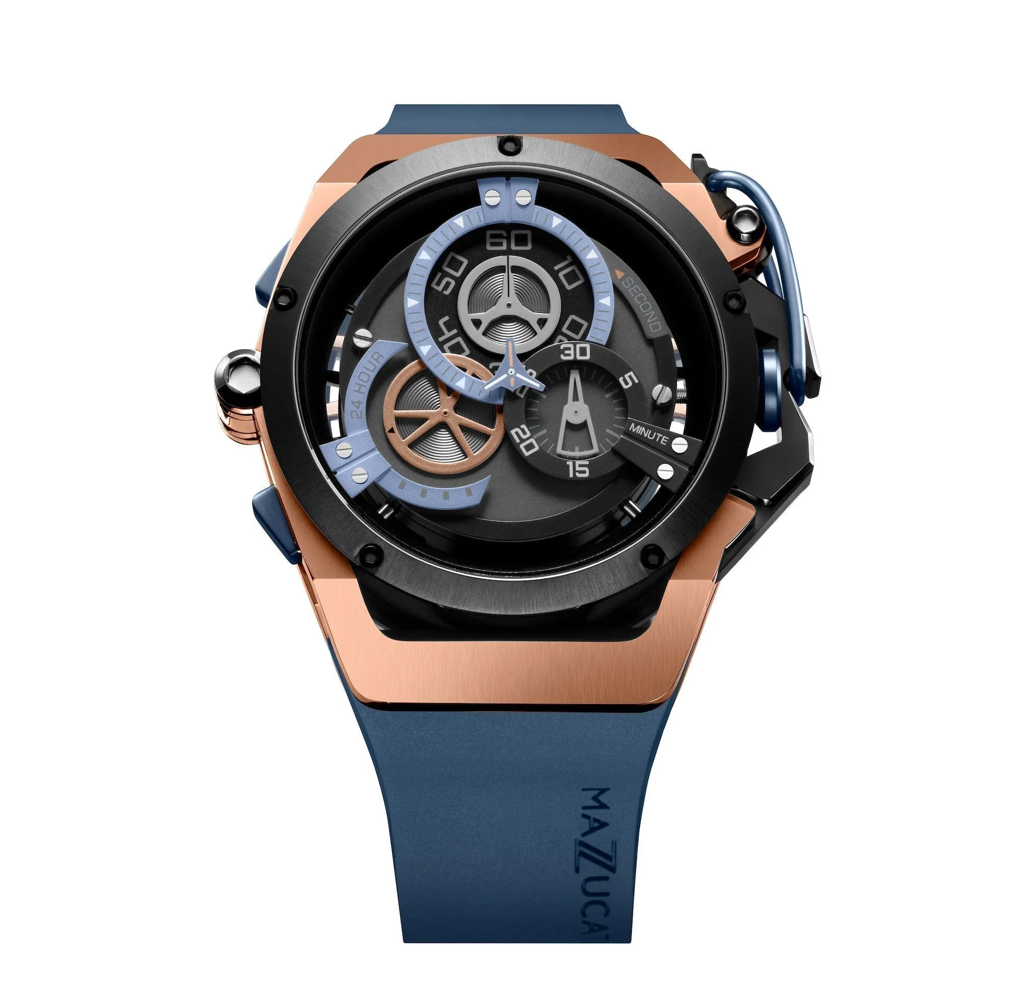 Mazzucato Reversible Watch RIM Rose Gold