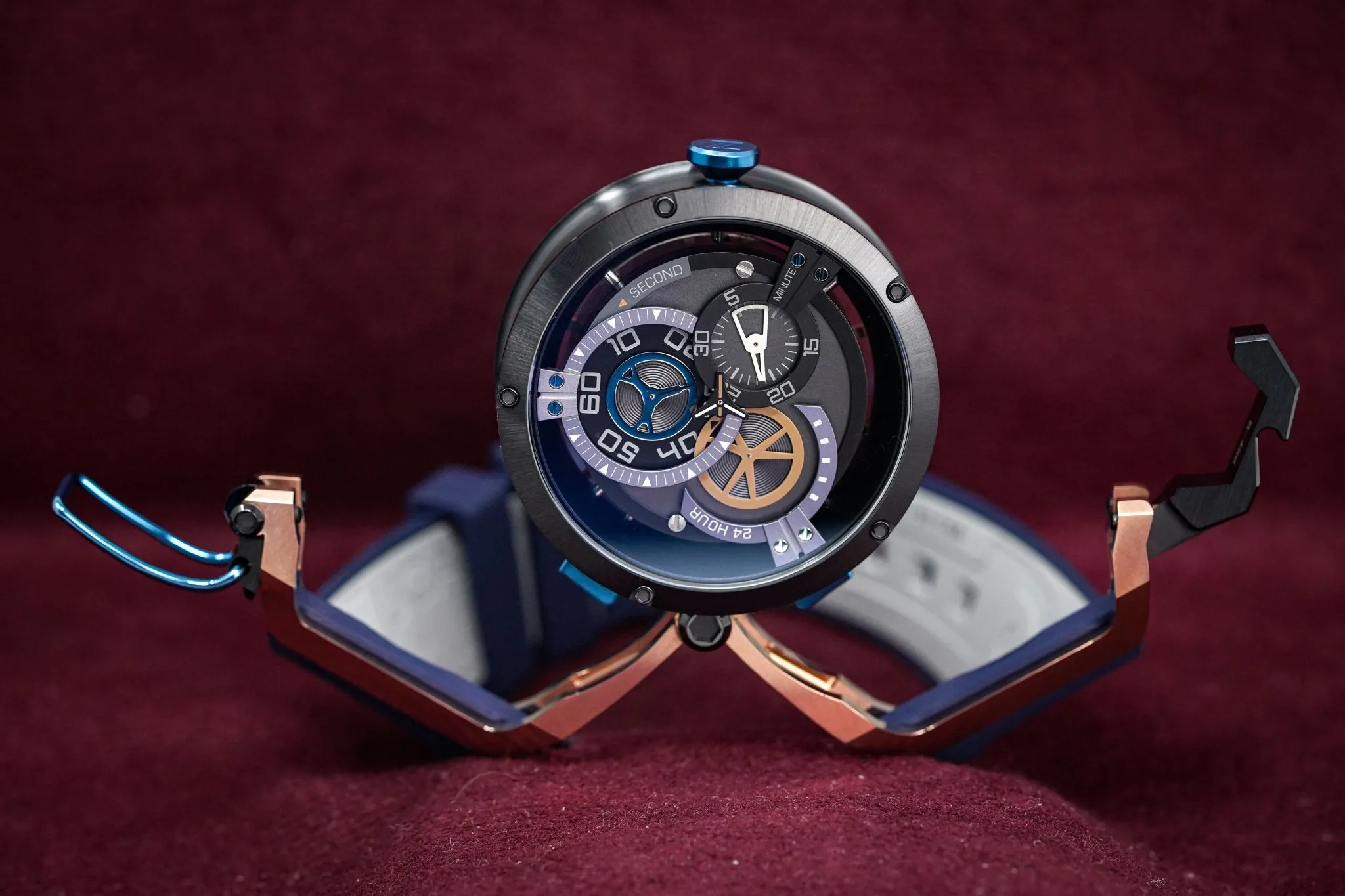 Mazzucato Reversible Watch RIM Rose Gold