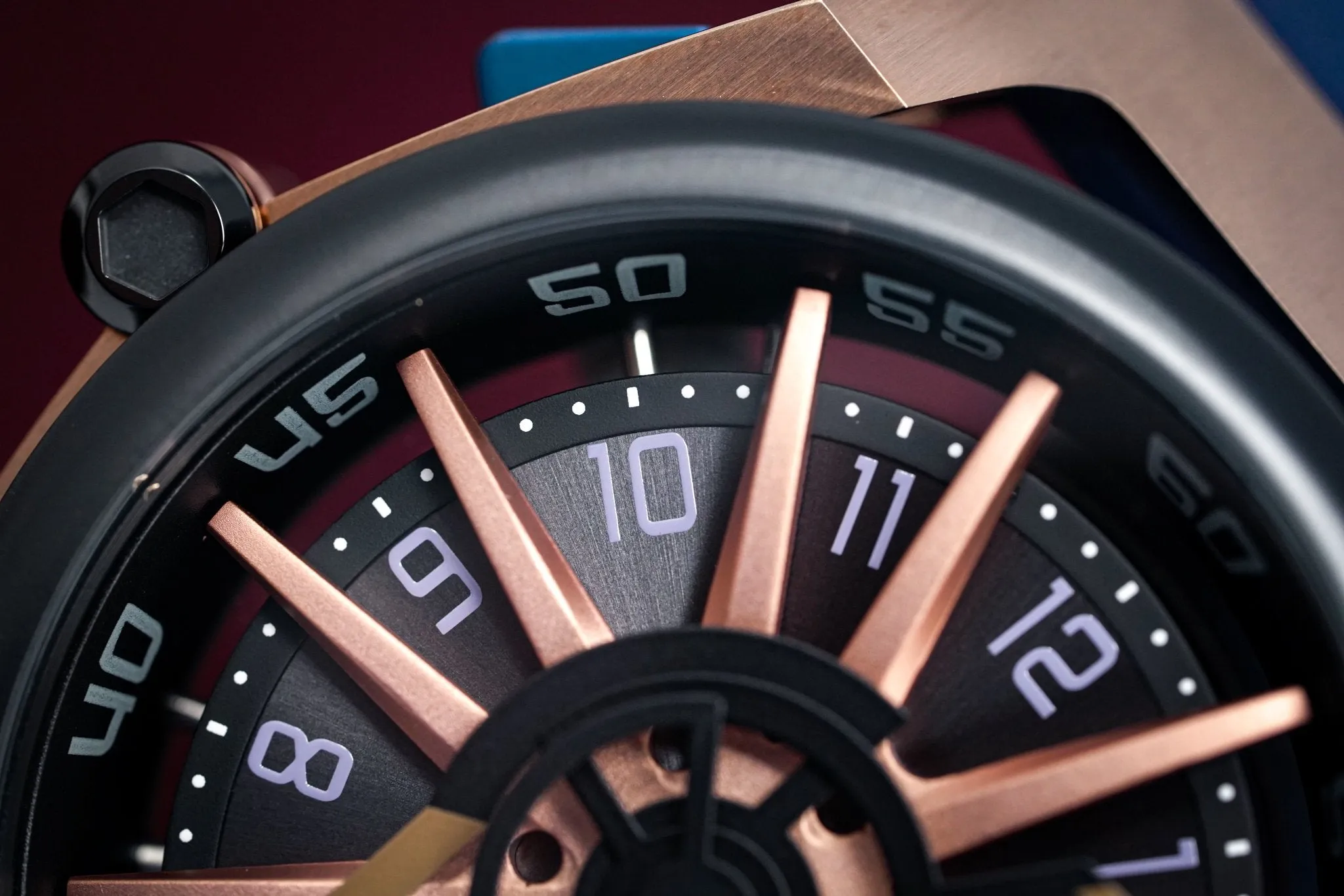 Mazzucato Reversible Watch RIM Rose Gold