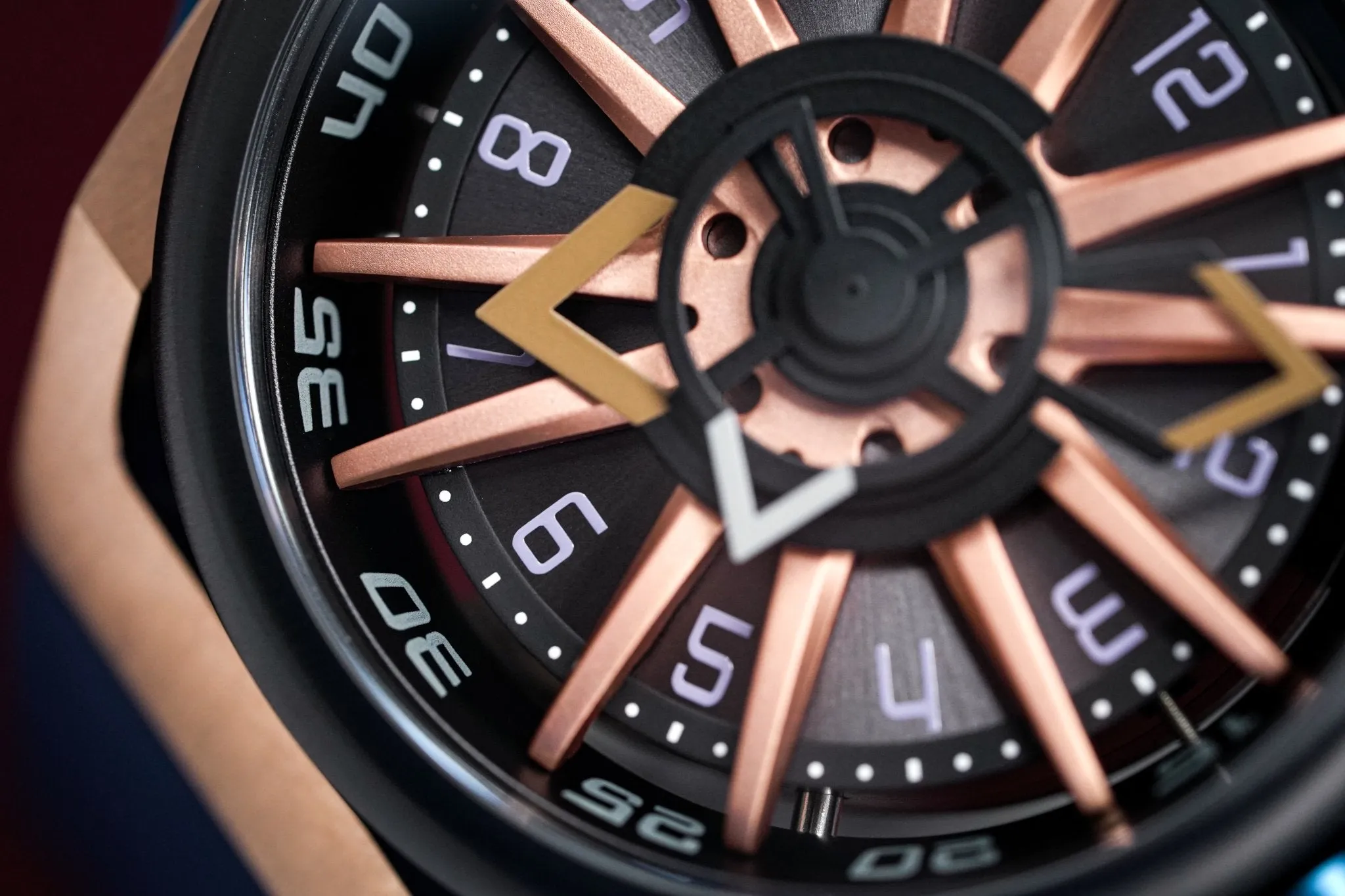 Mazzucato Reversible Watch RIM Rose Gold