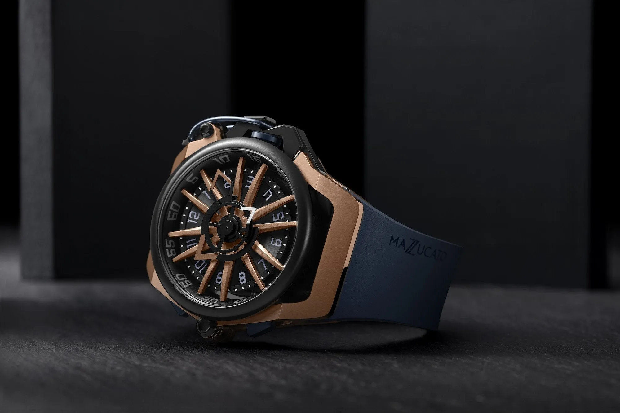 Mazzucato Reversible Watch RIM Rose Gold